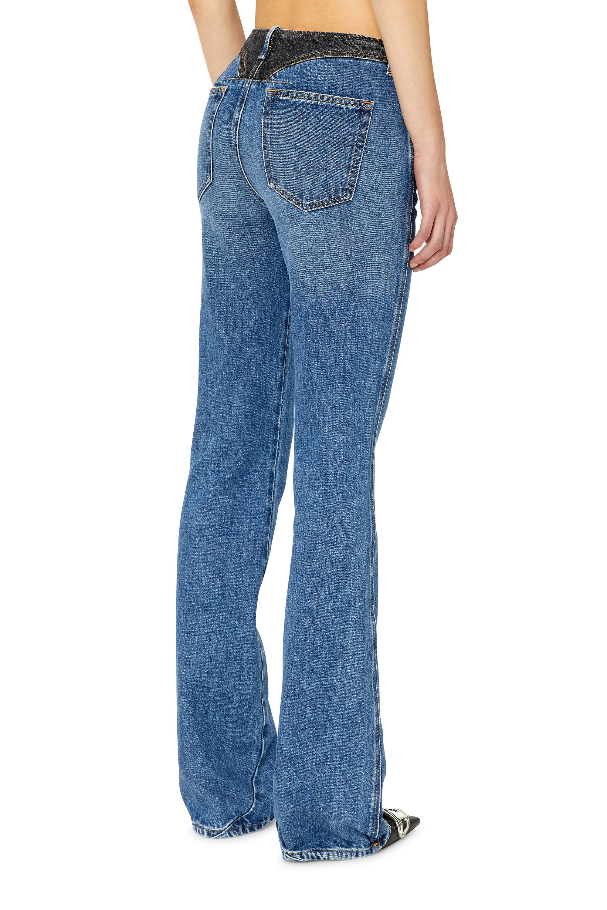 Diesel - 2003 D-Escription 007N6 Bootcut and Flare Jeans, Azul medio - Image 4