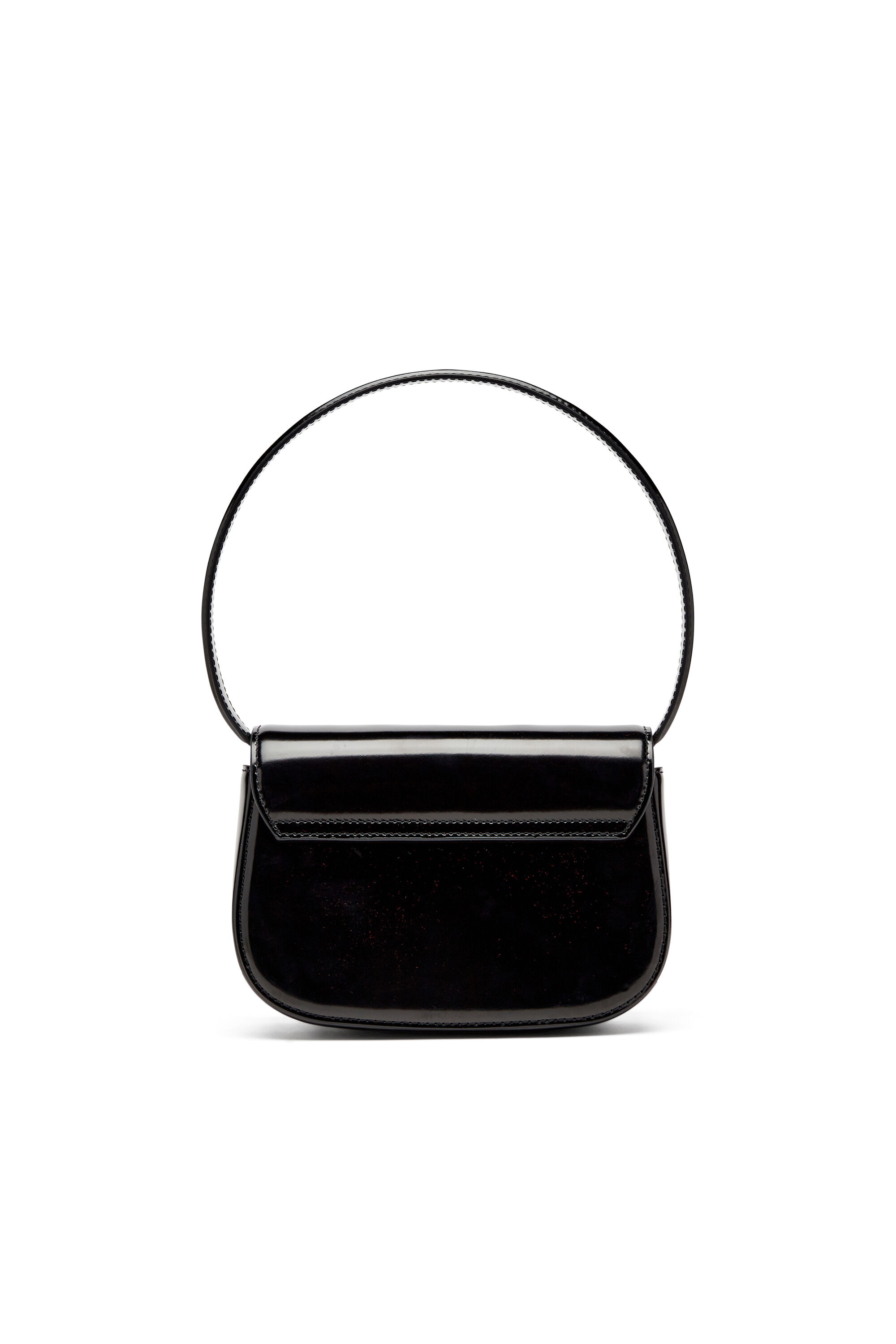 Diesel - 1DR, 1DR-Bolso de hombro icónico de cuero espejado Mujer in Negro - 3