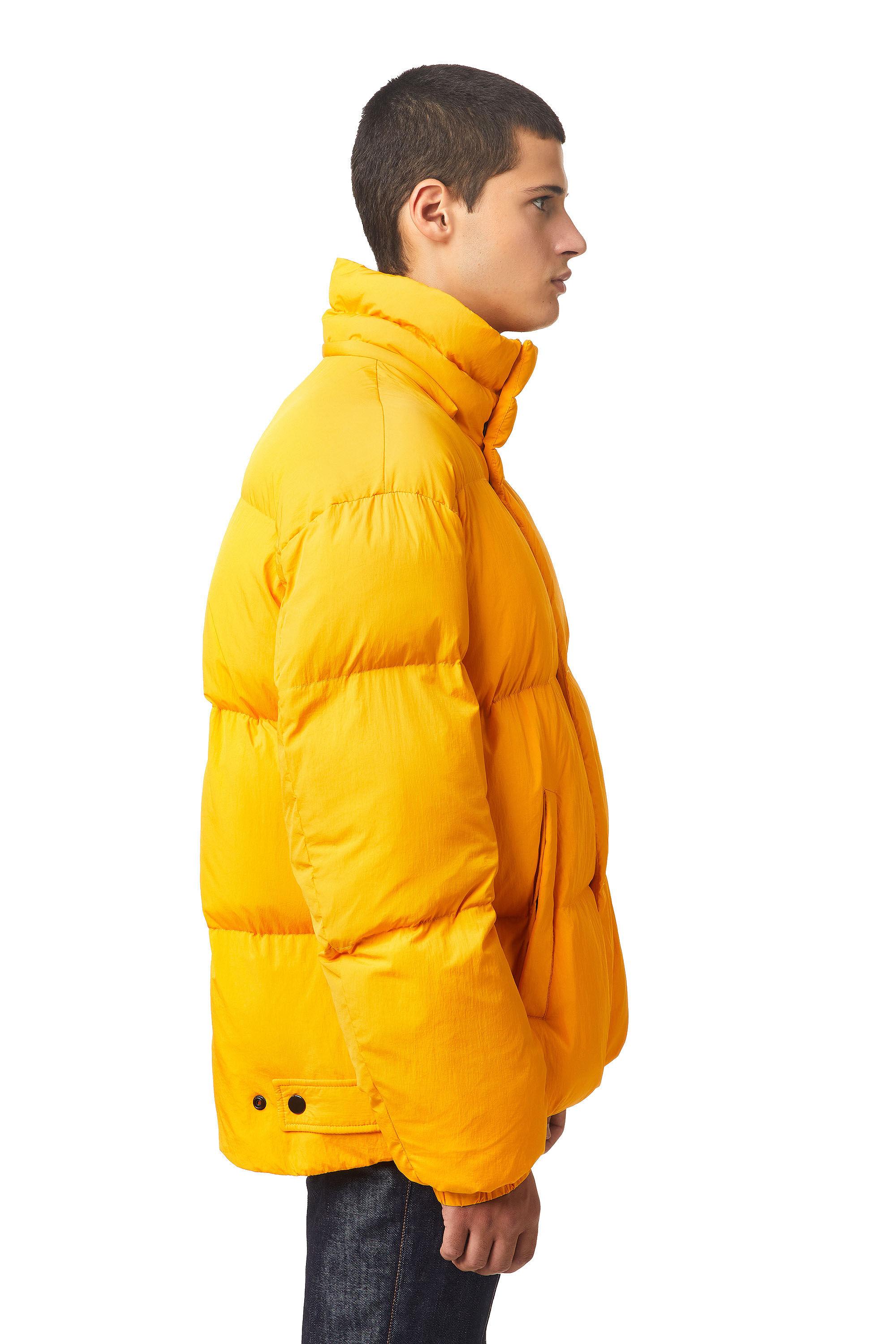 W-ROLF-FD Man: Padded jacket in PU-coated nylon | Diesel