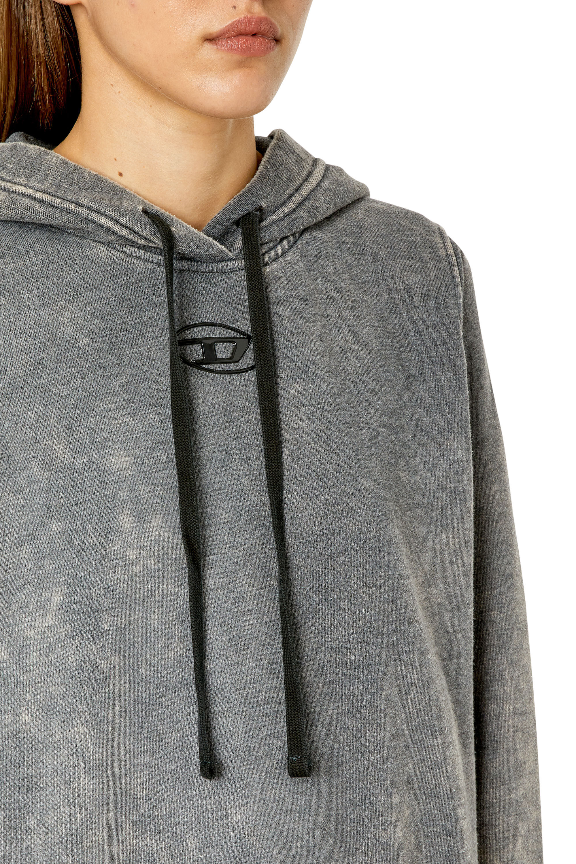 最安価格 F-REGGY-HOOD-G2 logo moulded injection with Hoodie Woman: トップス