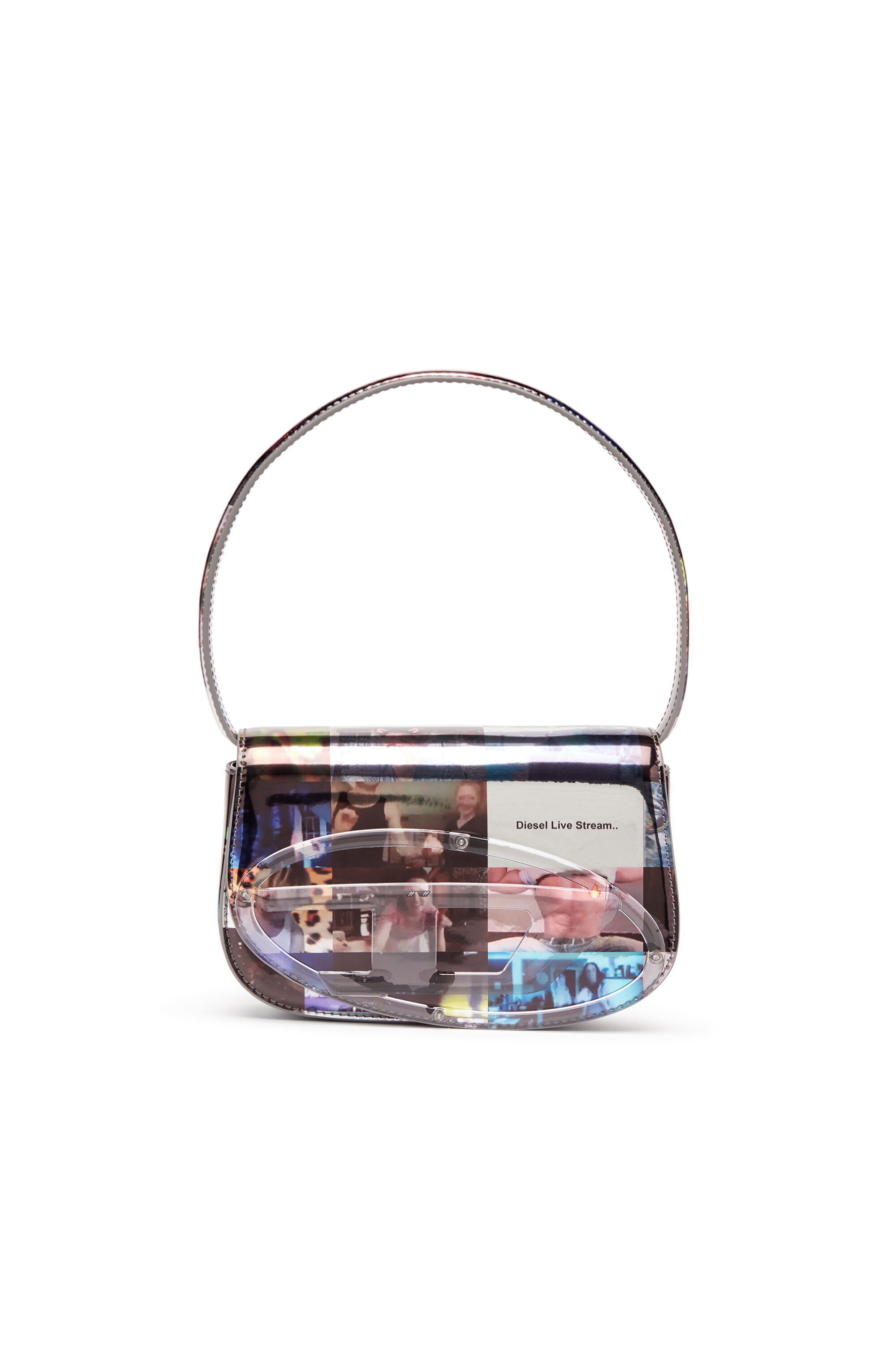 Women s 1DR Iconica borsa a spalla con stampa Livestream Multicolor Diesel