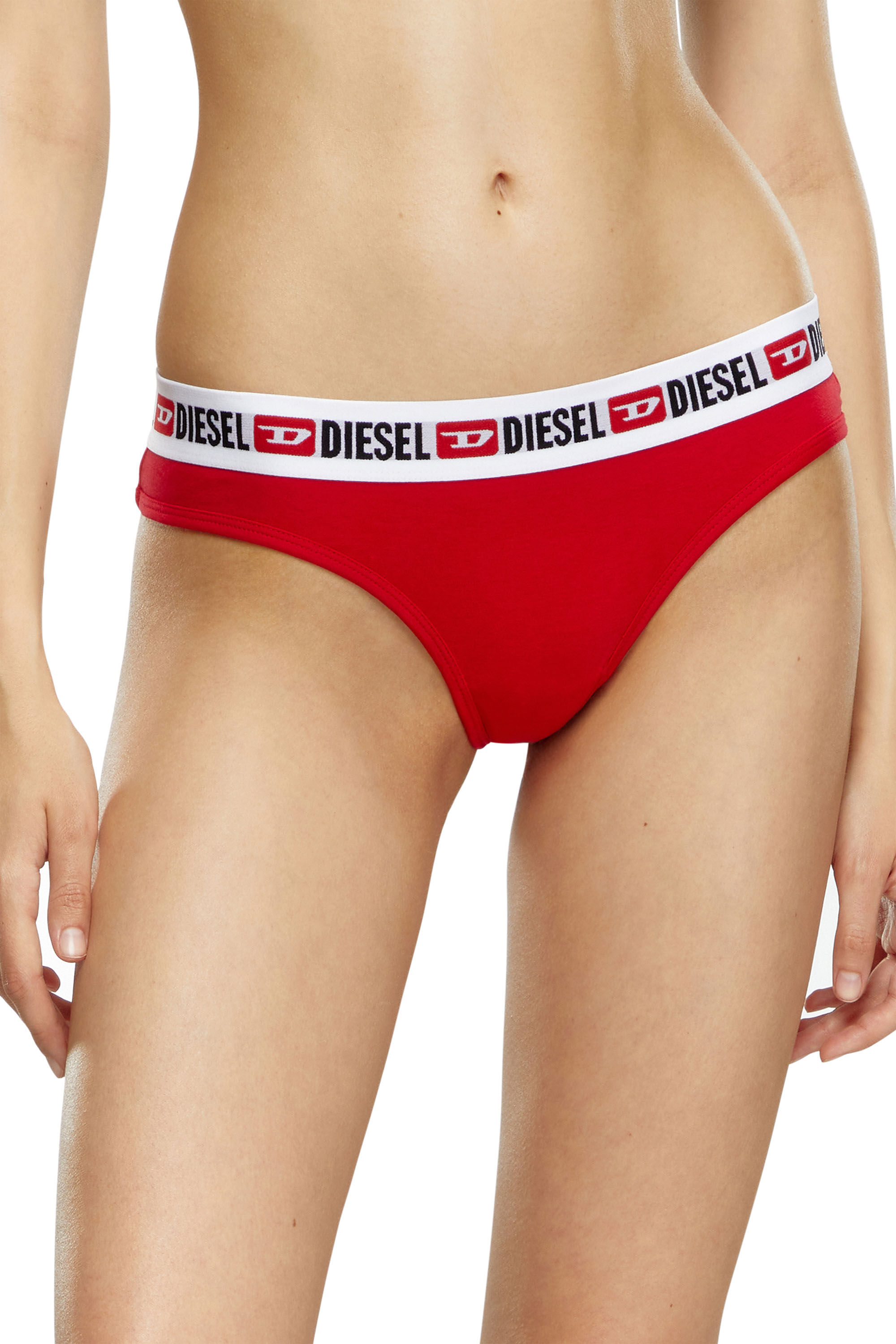Diesel - UFST-STARS-THREEPACK, Woman Three-pack of Denim Division thongs in Multicolor - Image 1