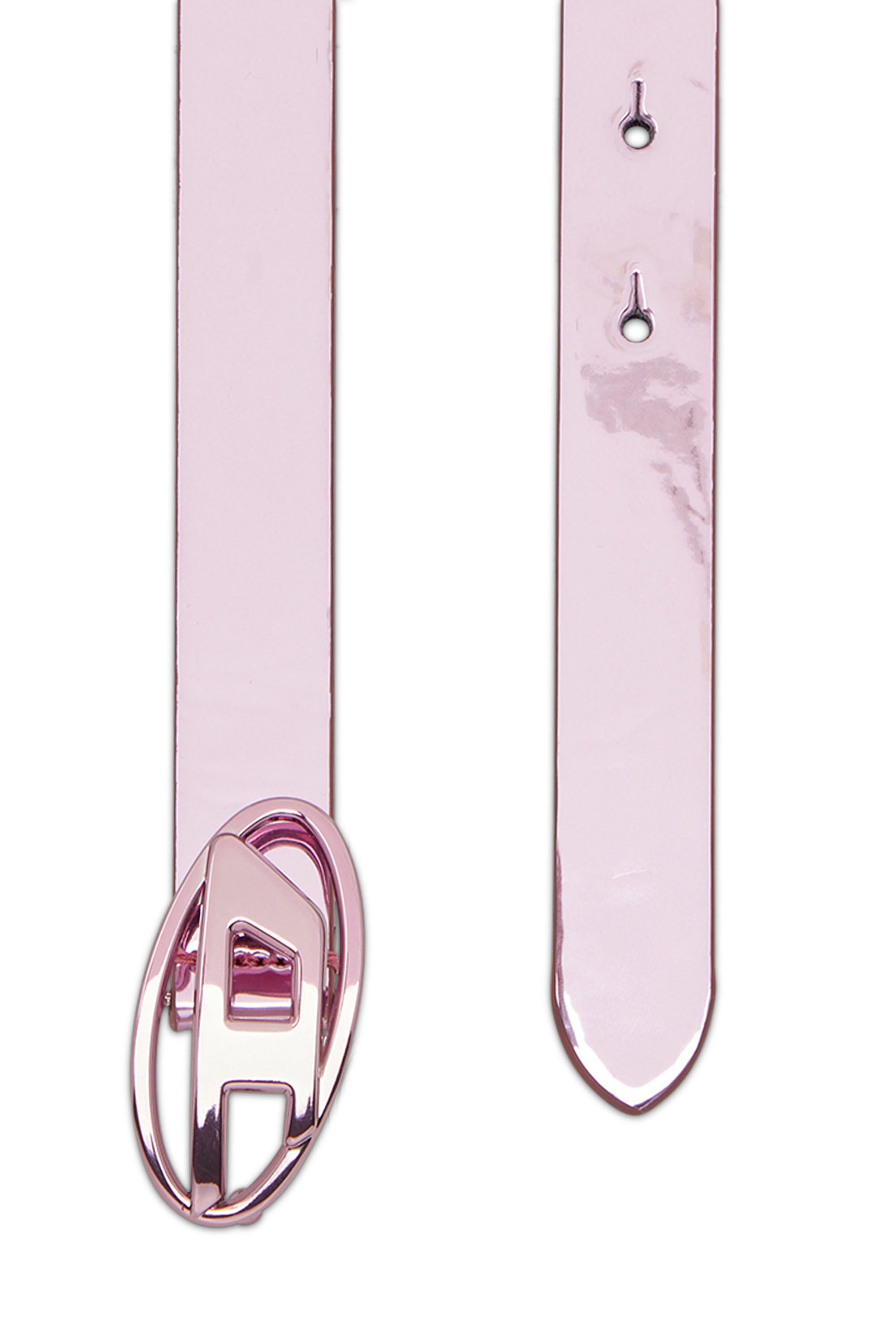 Women's 2cm slim metallic belt | Pink | Diesel