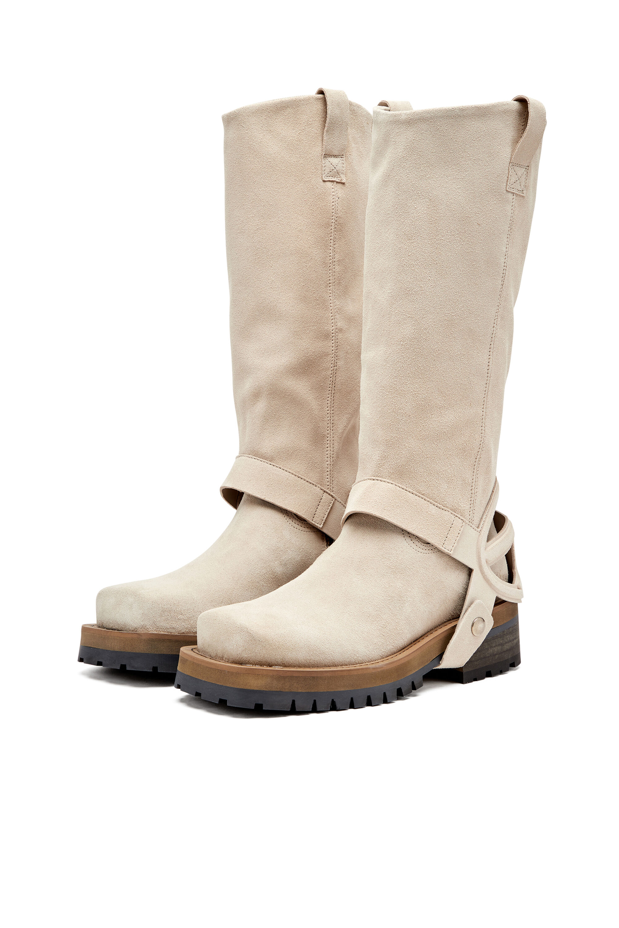 DIESEL フツ テキサン 2 イン 1 DTEXAN2IN1Y03584PR086 T8024 Women's D-Texan-High and low Texan biker boot | Brown | Diesel