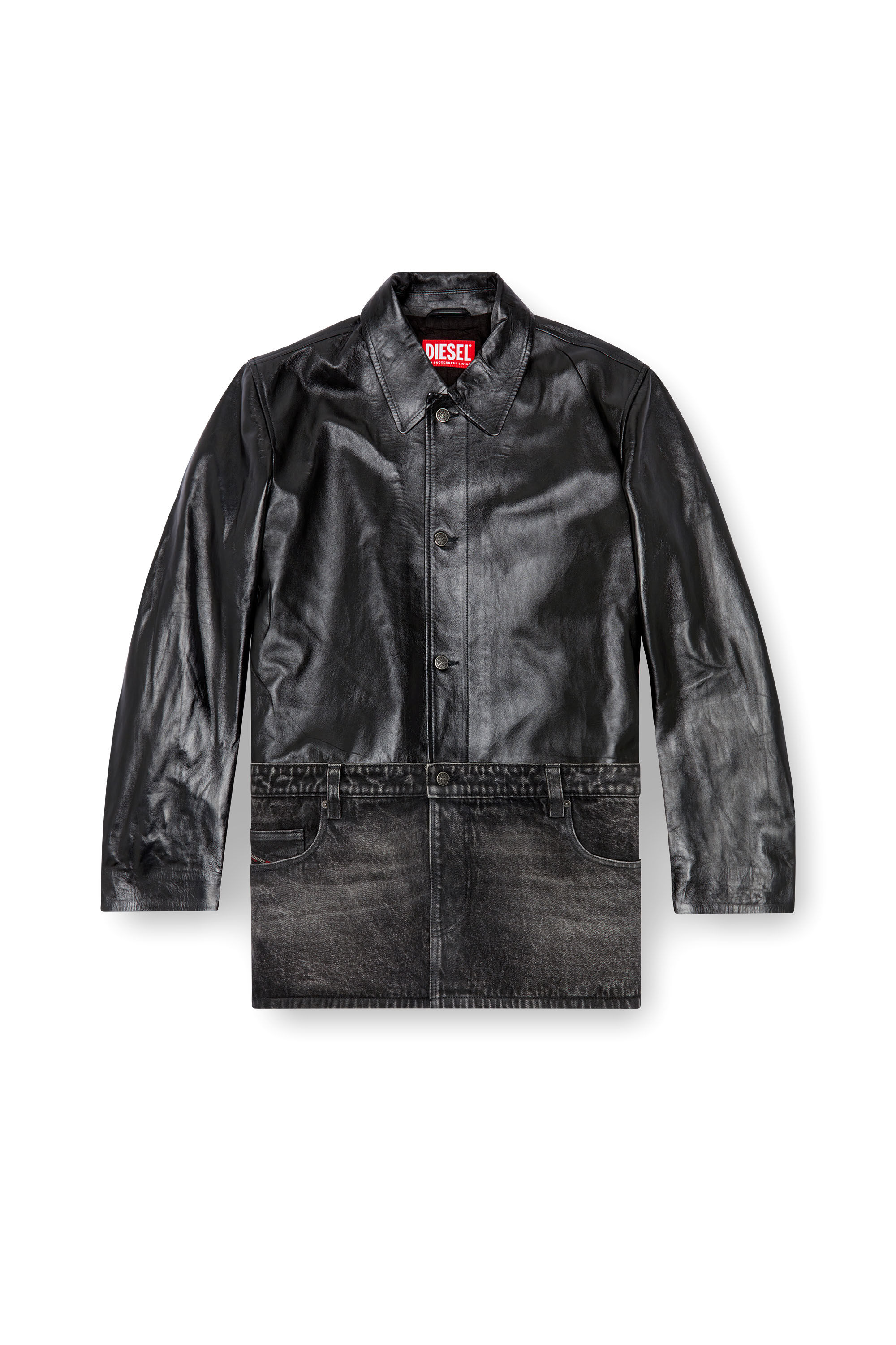 Mens Air Force A2 Black Leather Bomber Jacket - Xsmall Black