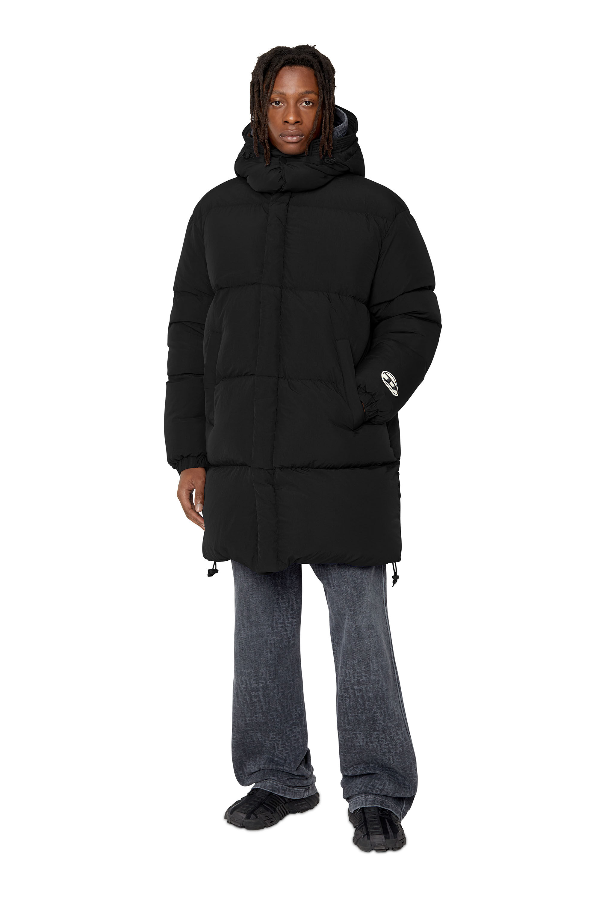 W-ROLF-LONG-NW Man: Polygiene ViralOff® down coat | Diesel