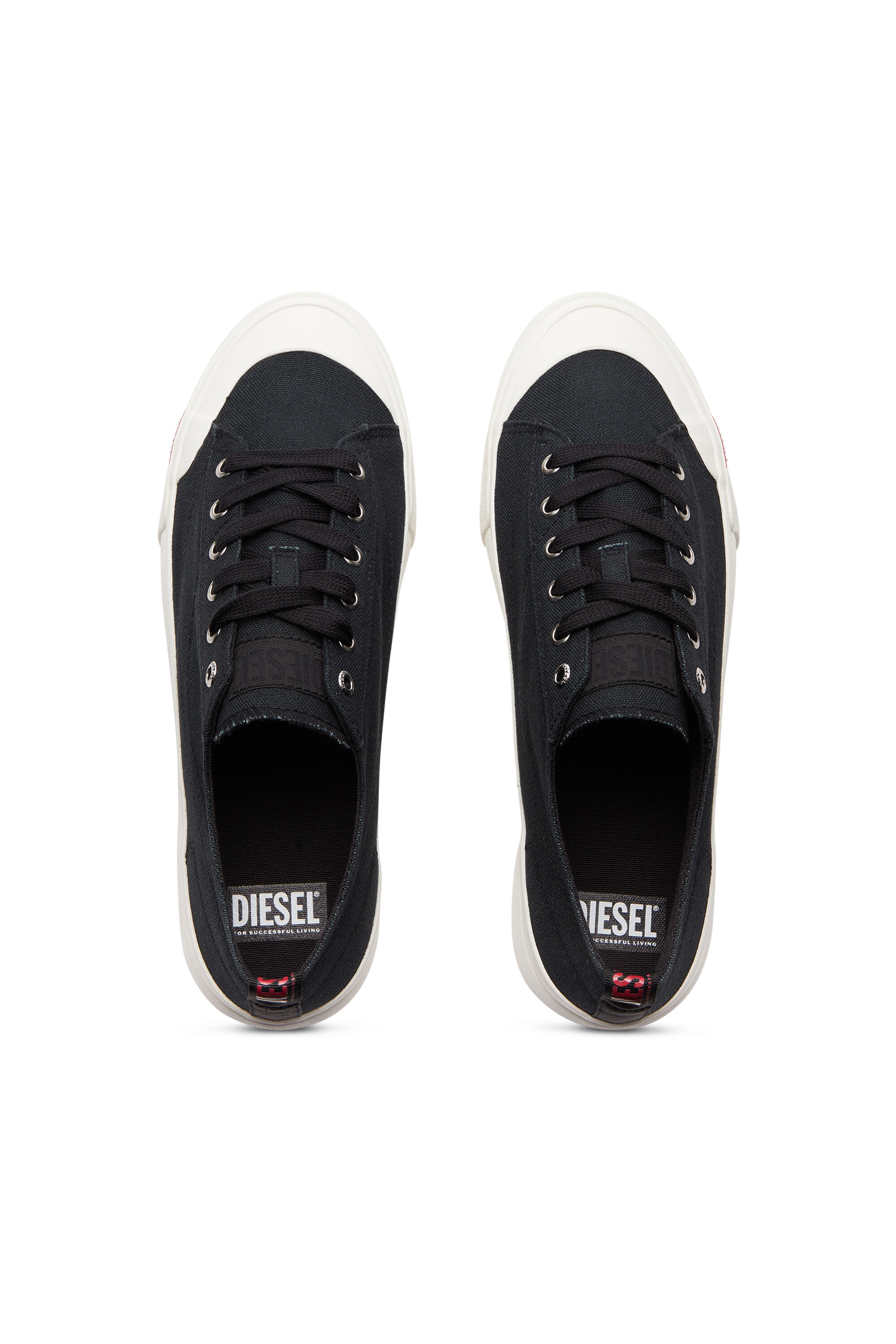 Diesel - S-ATHOS LOW, Man's S-Athos Low-Canvas sneakers in Black - 4