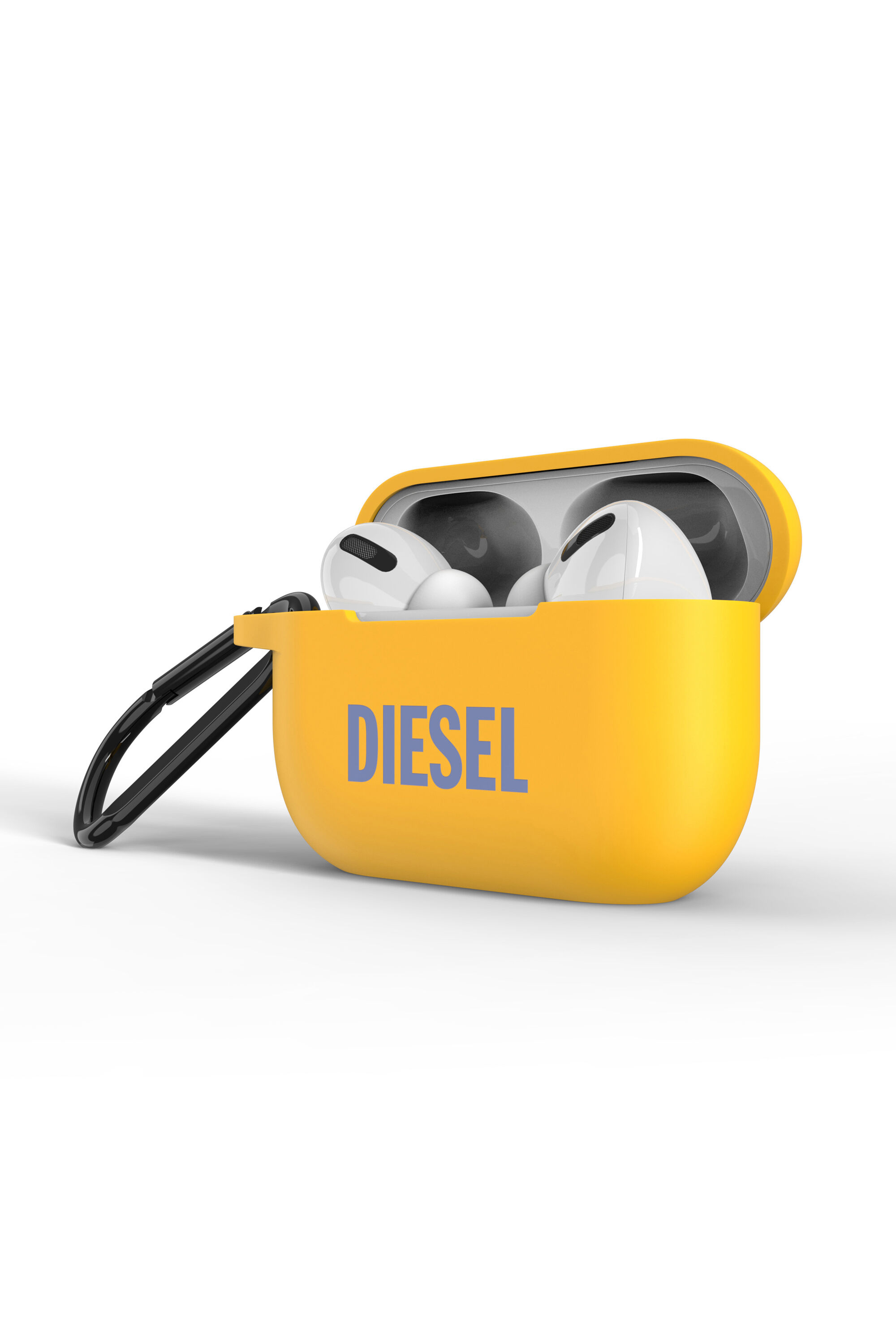 Diesel - 48322 AIRPOD CASE, Funda de silicona para AirPods Pro Unisex in Amarillo - 3