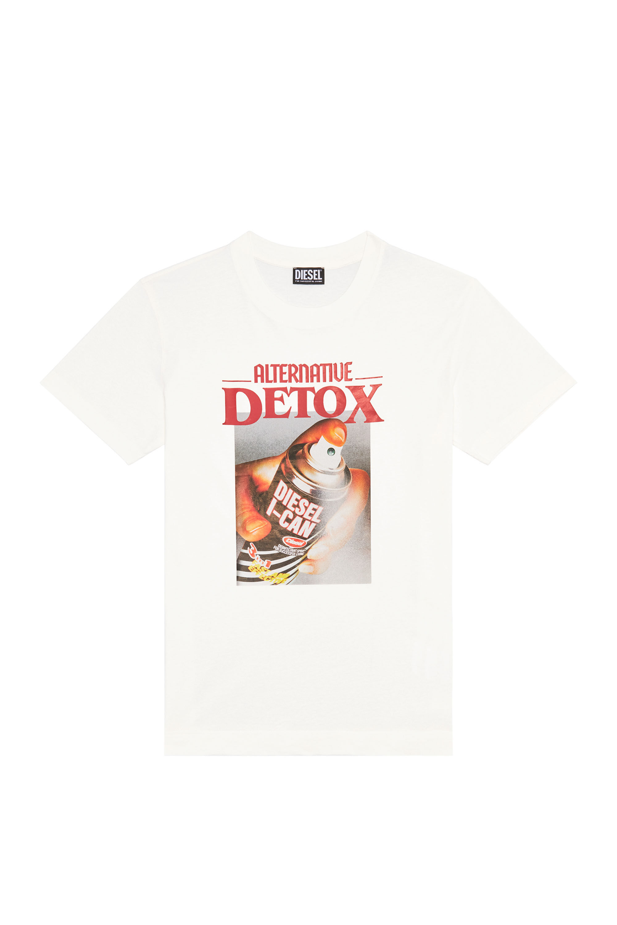T BONTY G1 Woman Oversized T shirt with spray can print Diesel