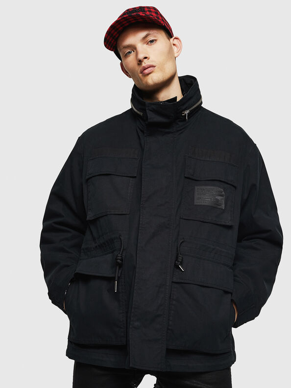 Field Jacket With Rubber Patch
