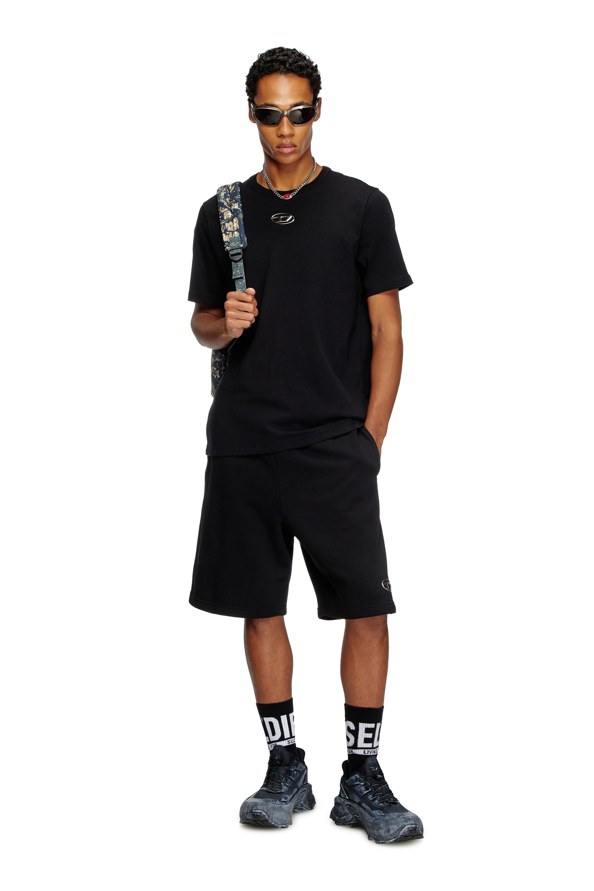 Diesel sweat shorts discount