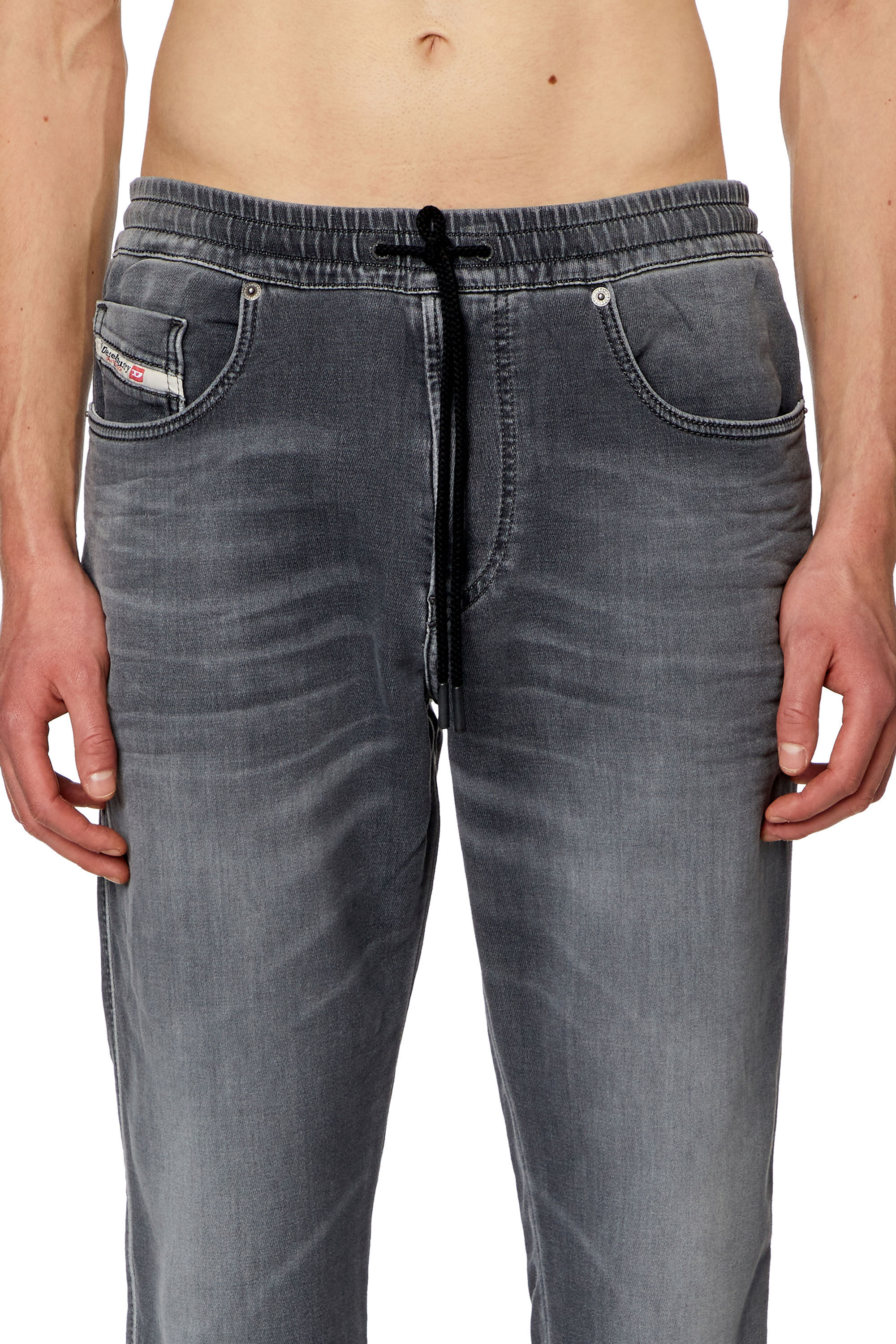 Diesel Slim 2060 D strukt Joggjeans 068HS Mens Gray Jeans