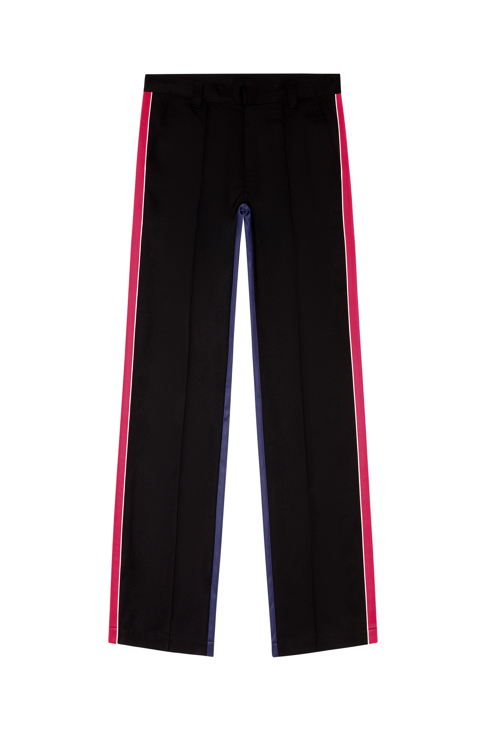 Men's Hybrid pants in cool wool and tech jersey | Black | Diesel