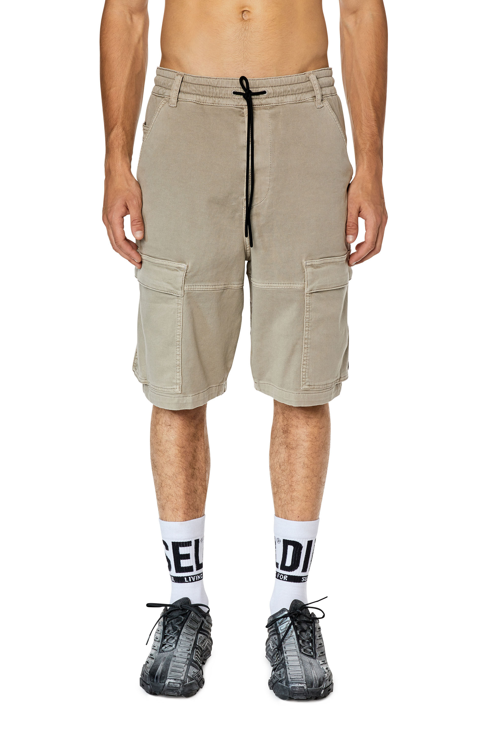 Men s Cargo shorts in JoggJeans Grey Diesel