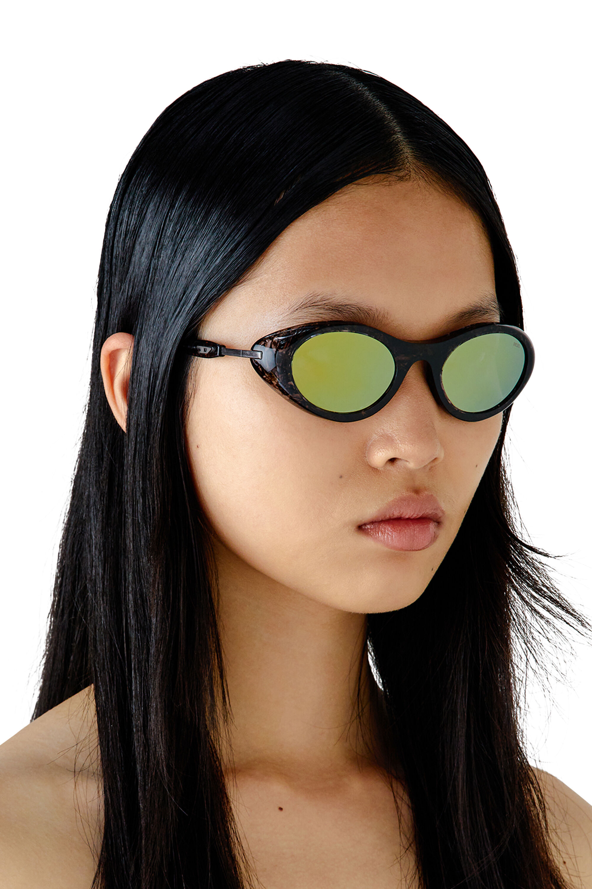 格安SALEスタート!の商品をすべて shape Wrap-around Women's sunglasses Diesel | Multicolor | 小物