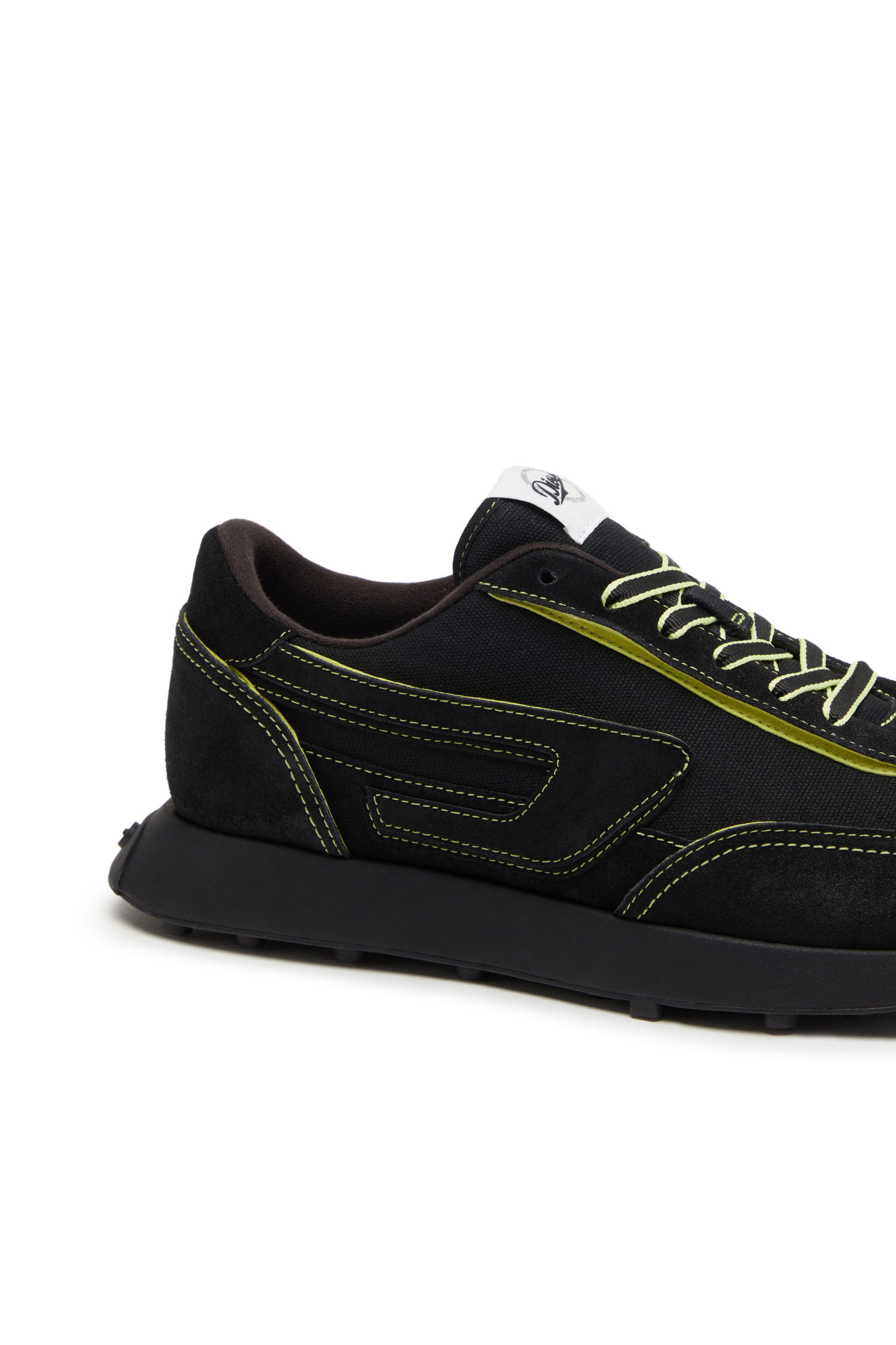 S-RACER LC X Man: Canvas sneakers with contrast edges | Diesel