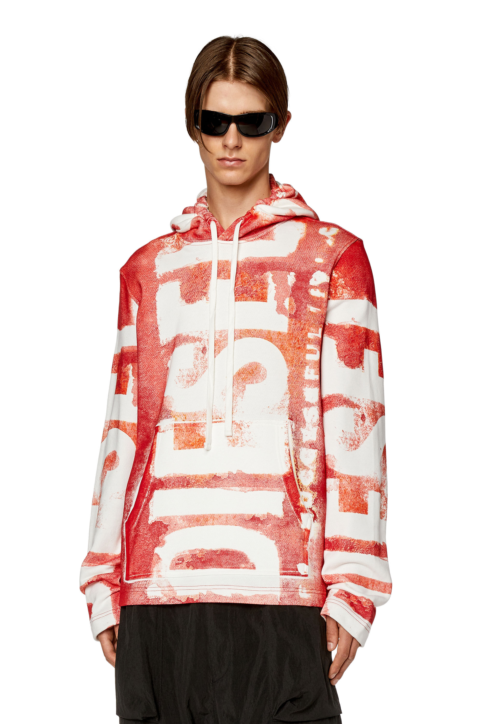 Red diesel hoodie hotsell