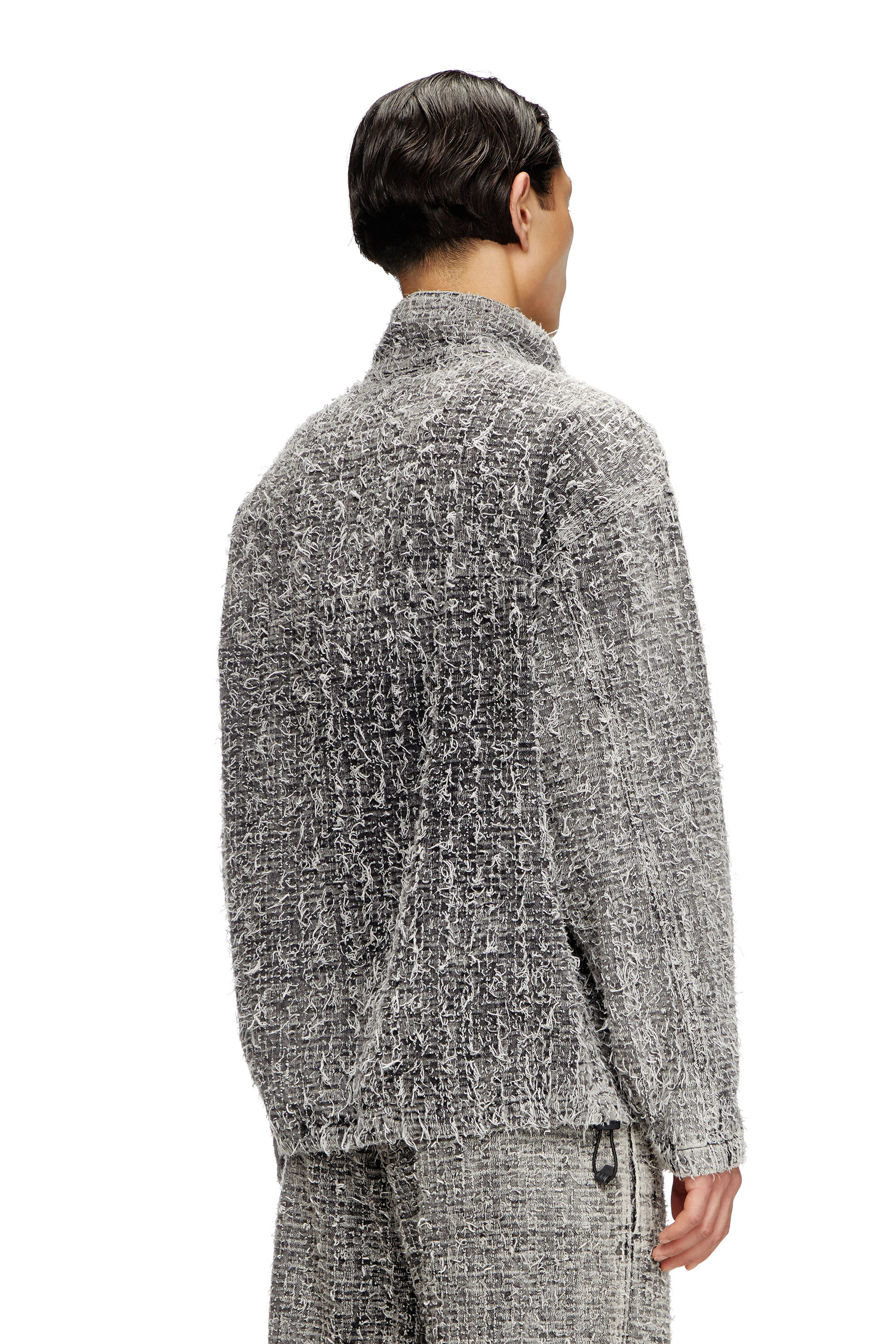 Diesel - D-FLOW-S2, Chaqueta jersey en denim bouclé Unisex in Gris - 5