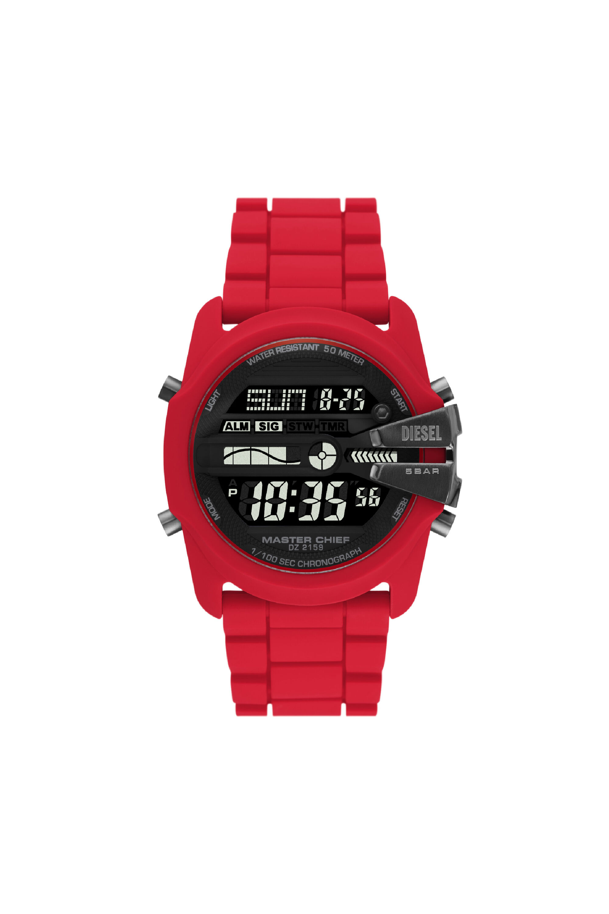 直営店☆DIESEL☆ DZ2192 Baby chief レッドエナメル ウォッチ DZ2192 Diesel Baby Chief | TheWatchAgency™