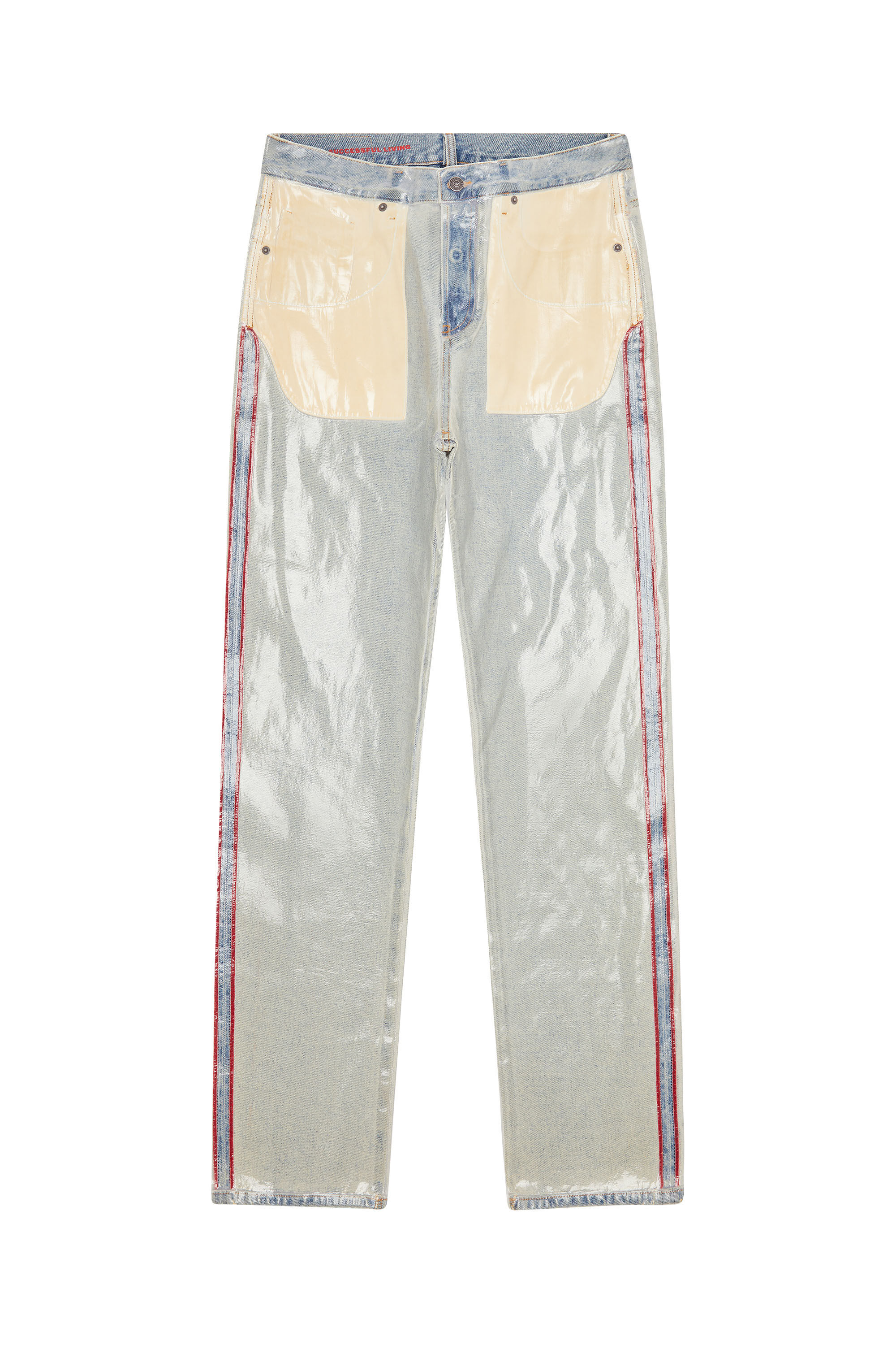 Diesel - 2020 D-Viker 007H6 Straight Jeans, Light Blue - Image 2
