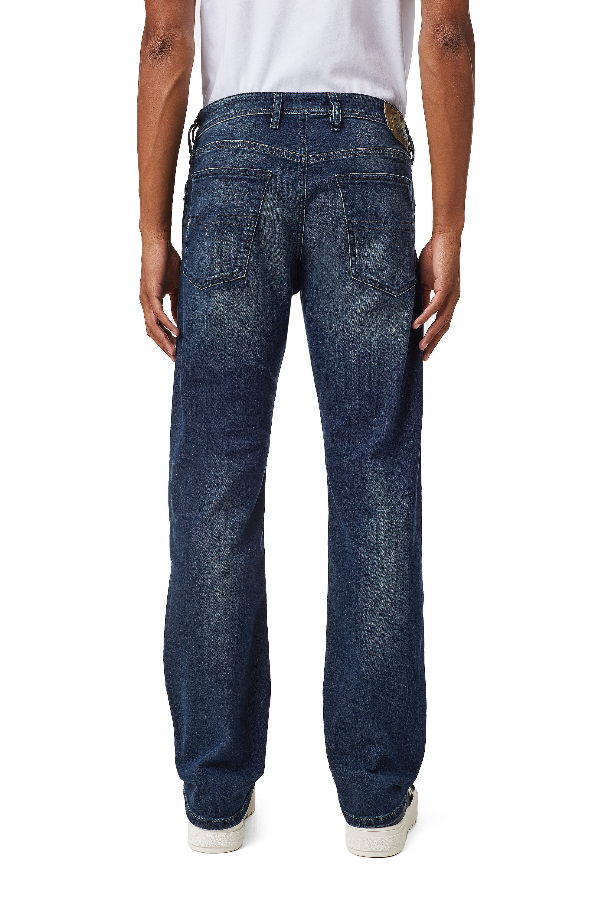 Diesel - Straight Jeans Waykee 0814W, Dark Blue - Image 4
