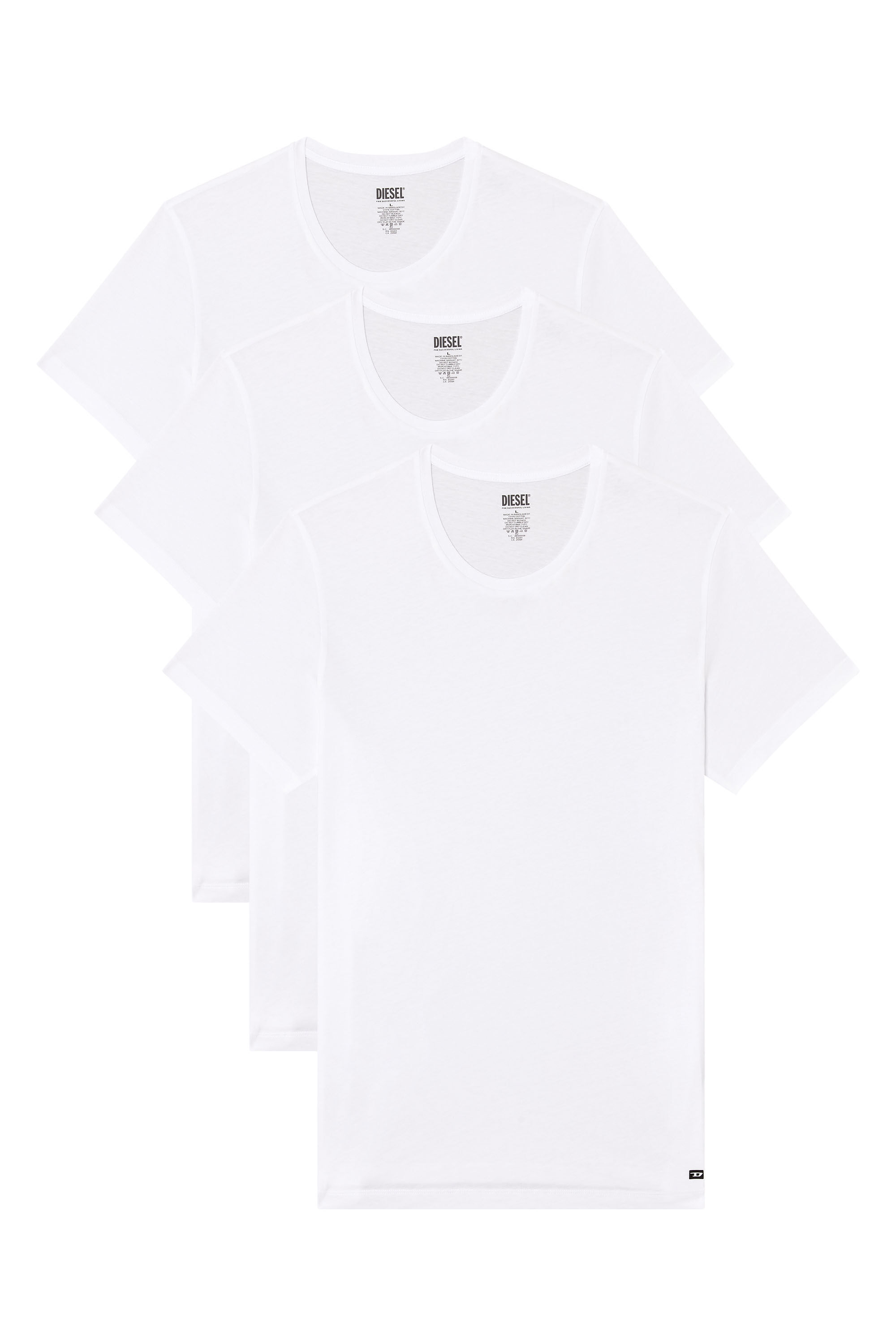 Men's Three-pack of T-shirts | White | Diesel