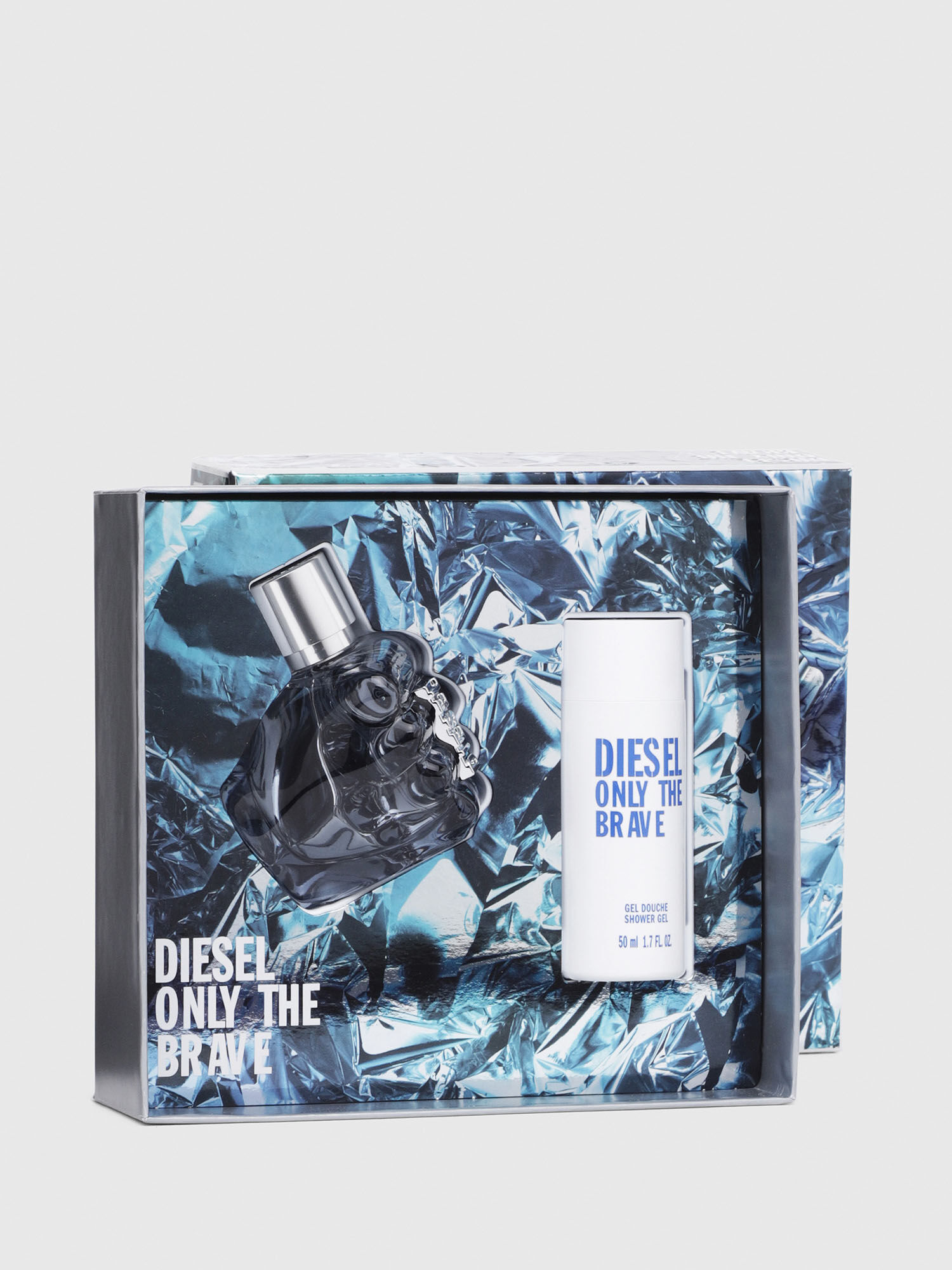 Diesel - ONLY THE BRAVE 35ML GIFT SET, Cofre con eau de toilette para hombre 35ml y gel de ducha 50ml Hombre in Genérico - 1