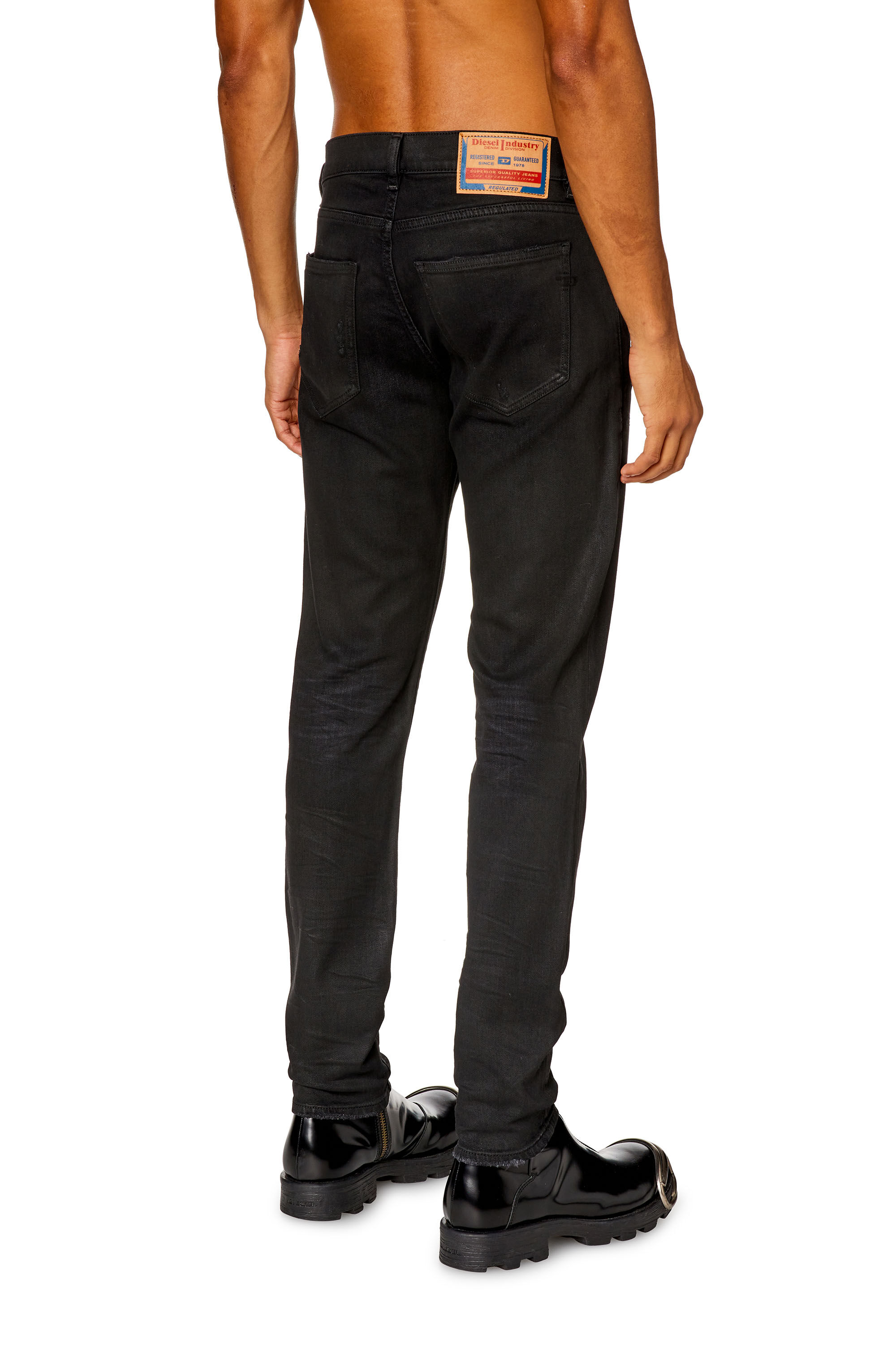 Men's Slim Jeans | Black/Dark grey | Diesel 2019 D-Strukt