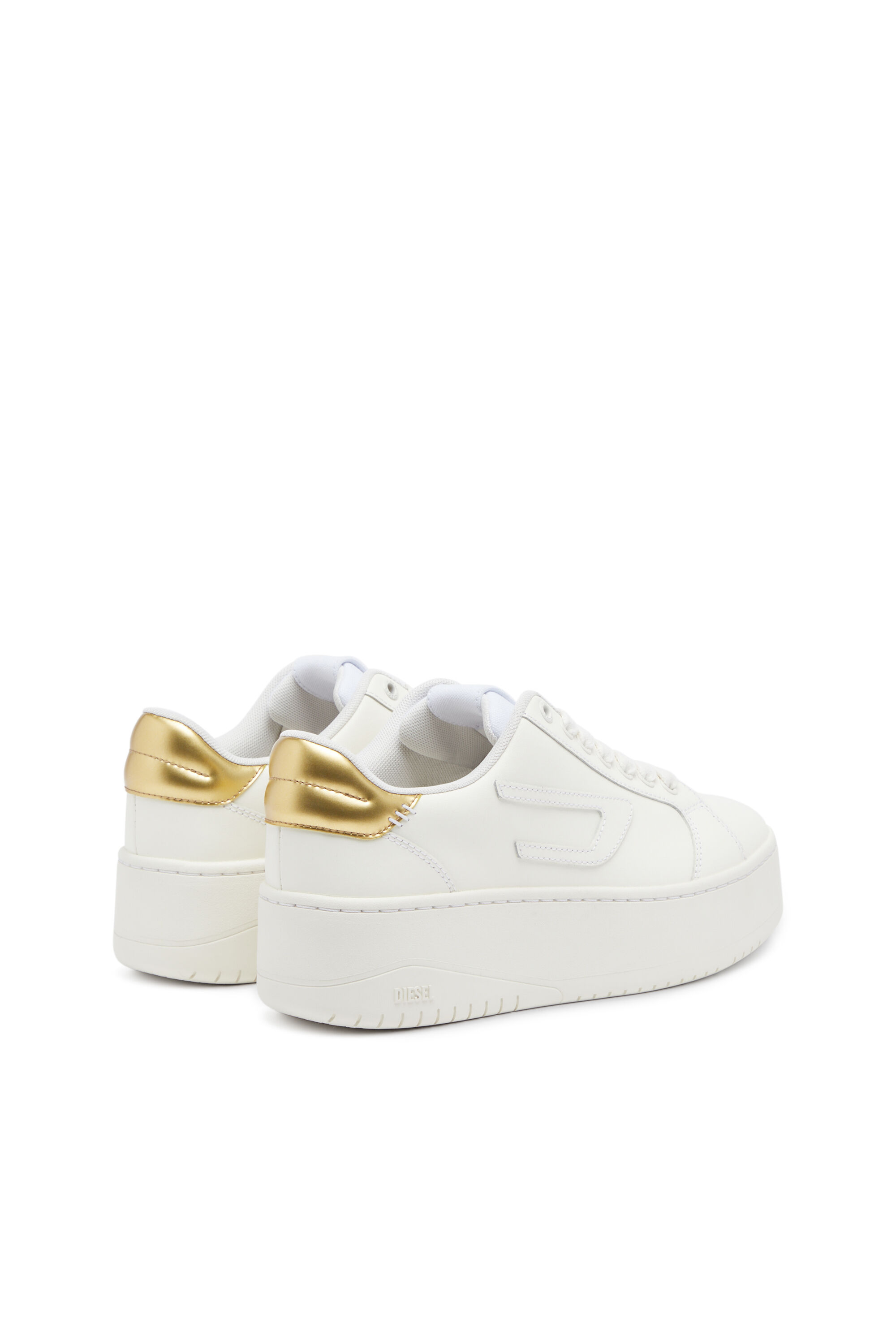 Women's S-Athene Bold-Low-top sneakers with flatform sole | Oro | Diesel