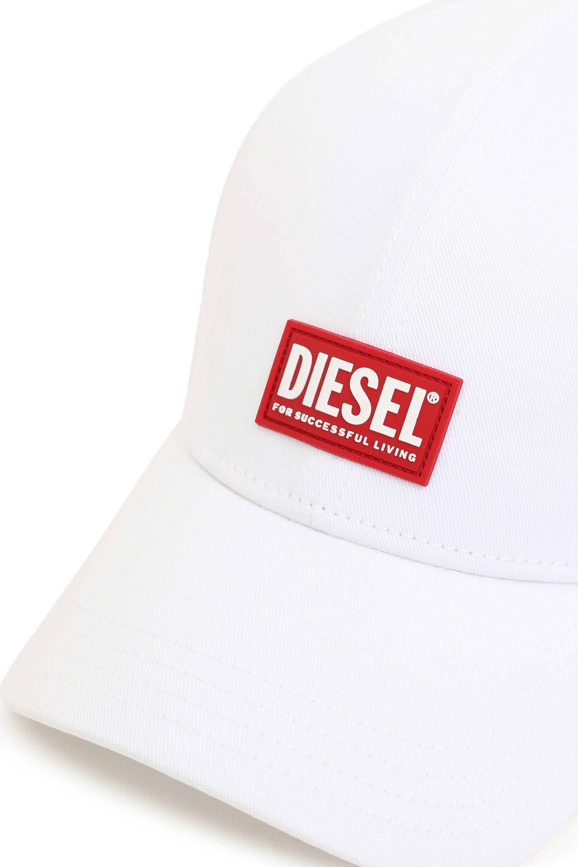 Diesel - CORRY-GUM, Gorra de béisbol con parche de goma con el logotipo Unisex in Multicolor - 3
