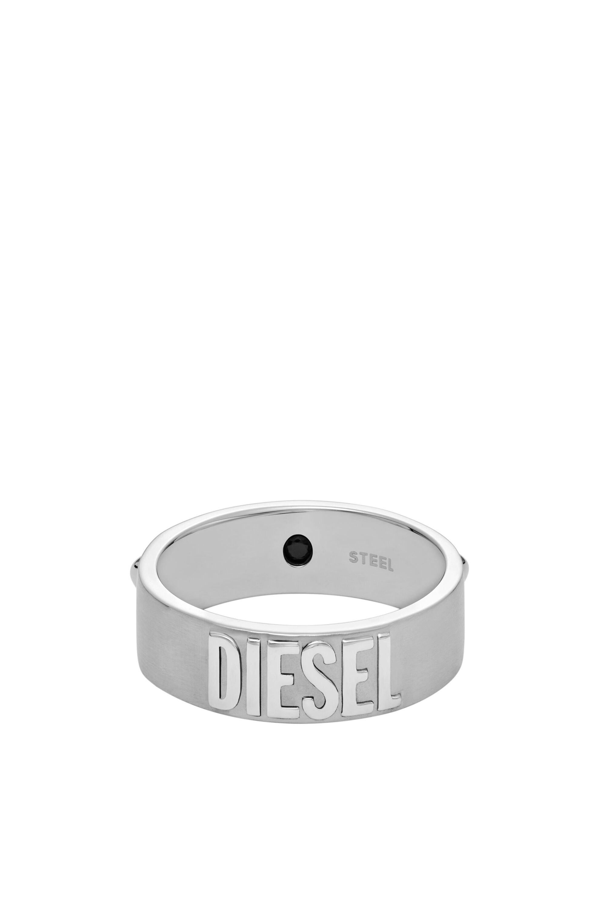 Diesel's band ring features stainless steel | Diesel DX1449