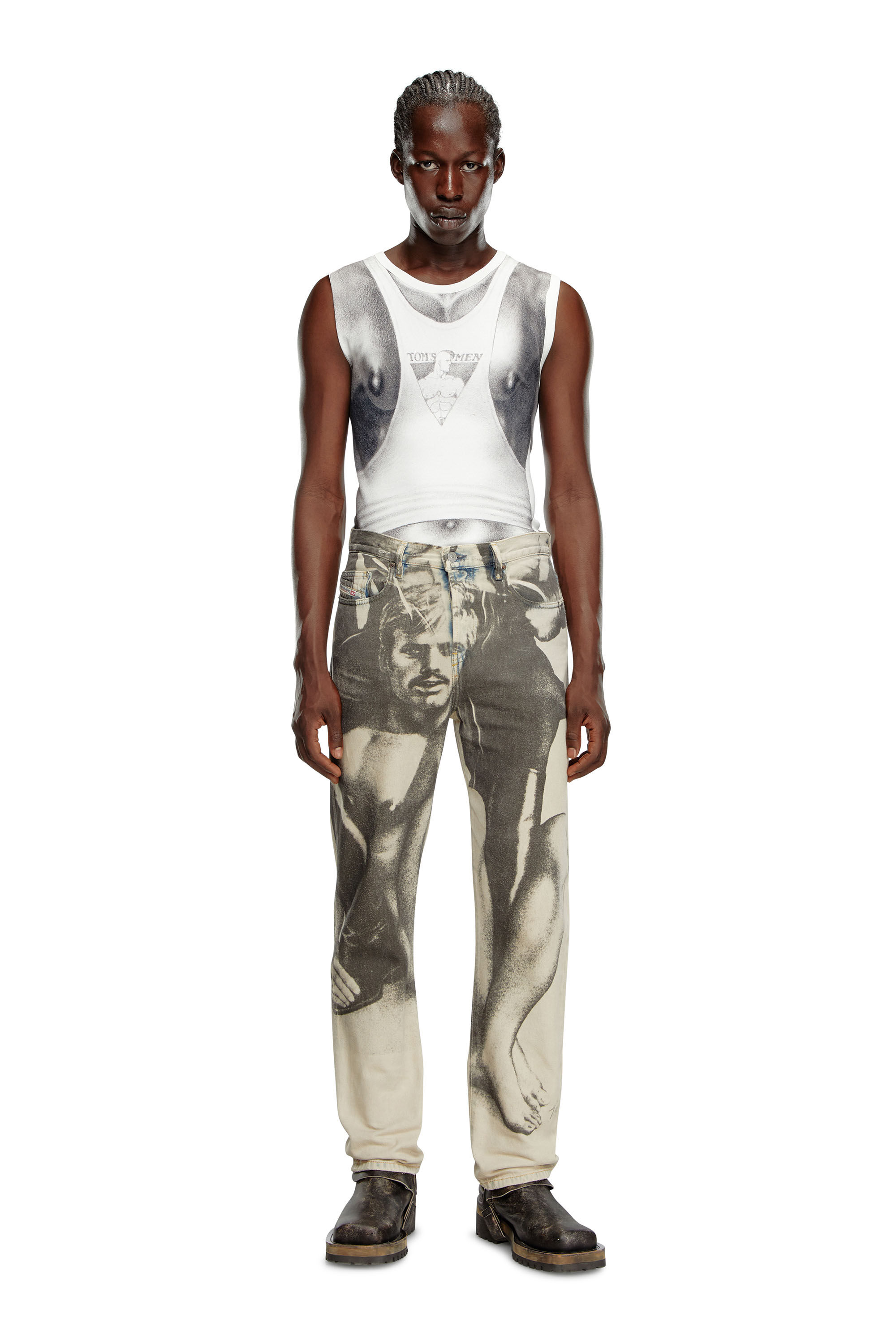 Women's Regular Jeans | Beige | Diesel 2020 D-Viker