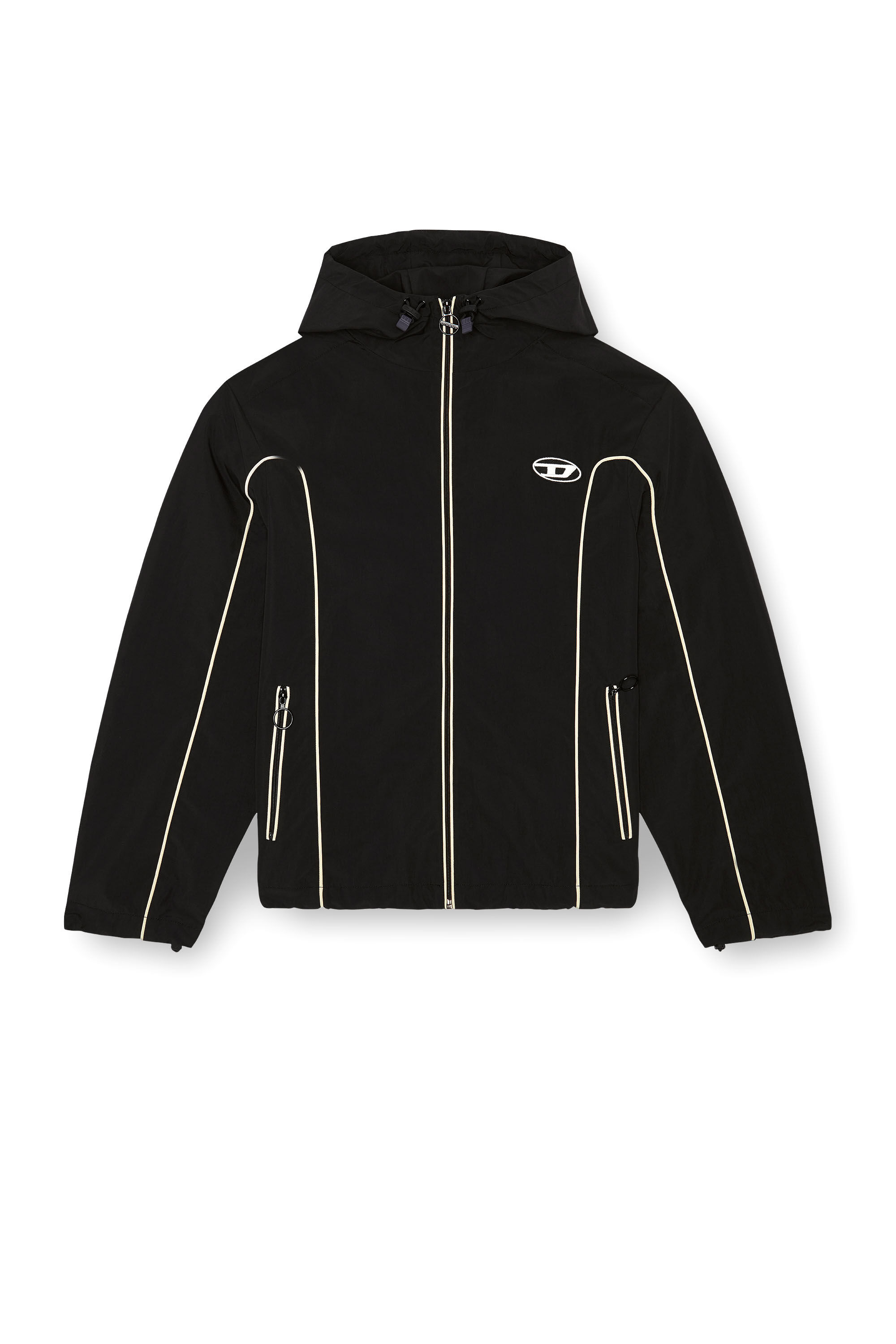 J-HIVES Man: Windbreaker Jacket with contrast piping | Diesel