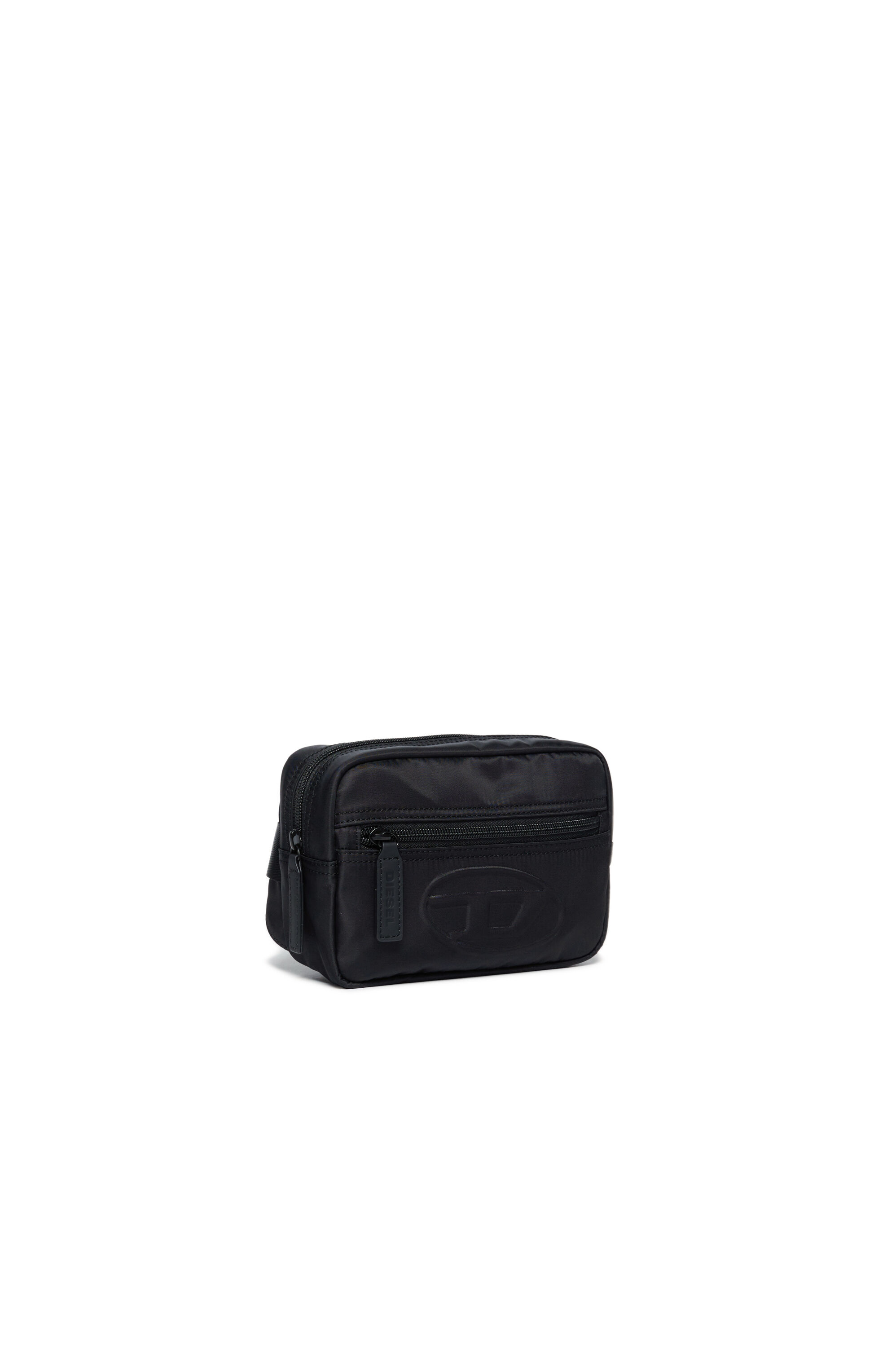 Diesel - WDEMBOSSED, Riñonera de nailon con el logotipo en relieve Unisex in Negro - 2