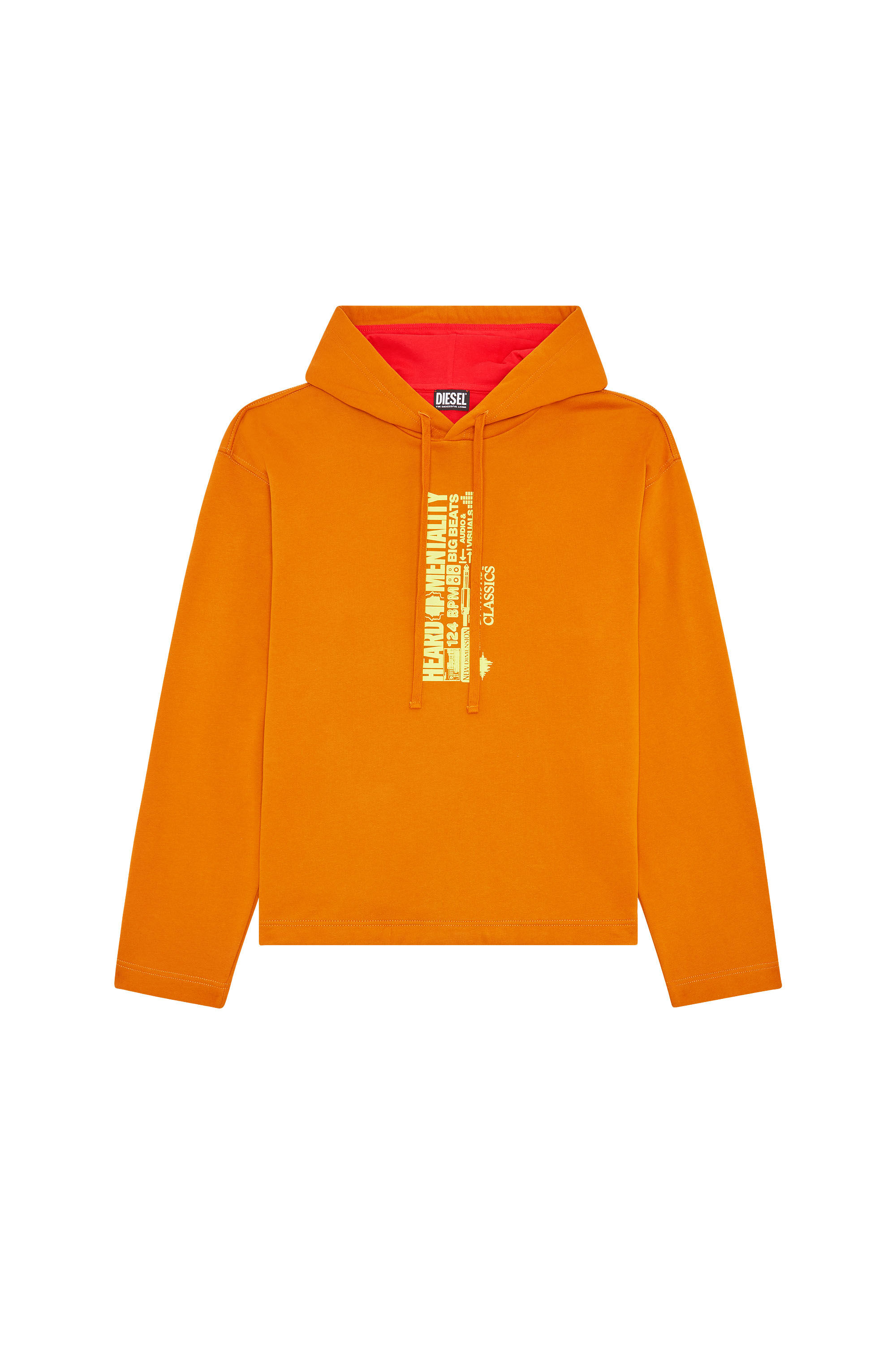 Diesel orange 2025 hoodie