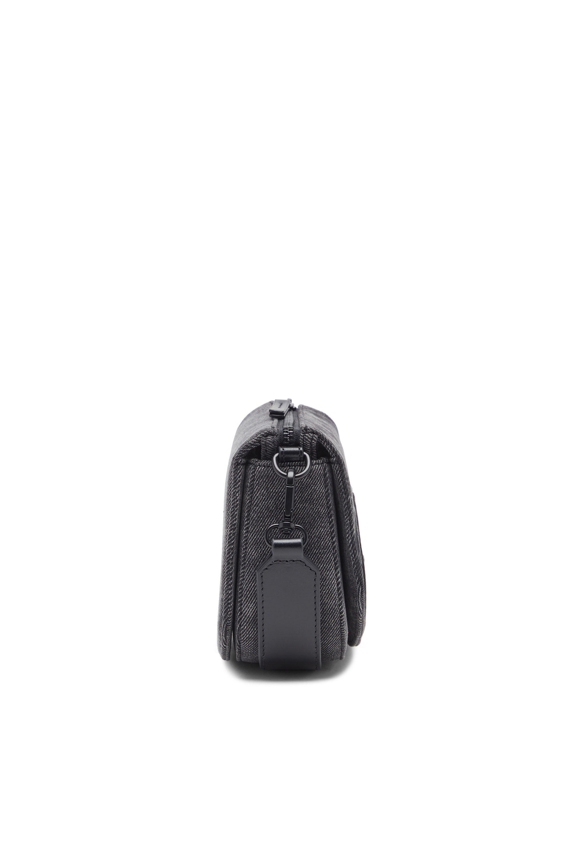 Diesel - 1DR CAMERA BAG, 1DR-Bolso tipo cámara de denim stonewashed Unisex in Negro - 4
