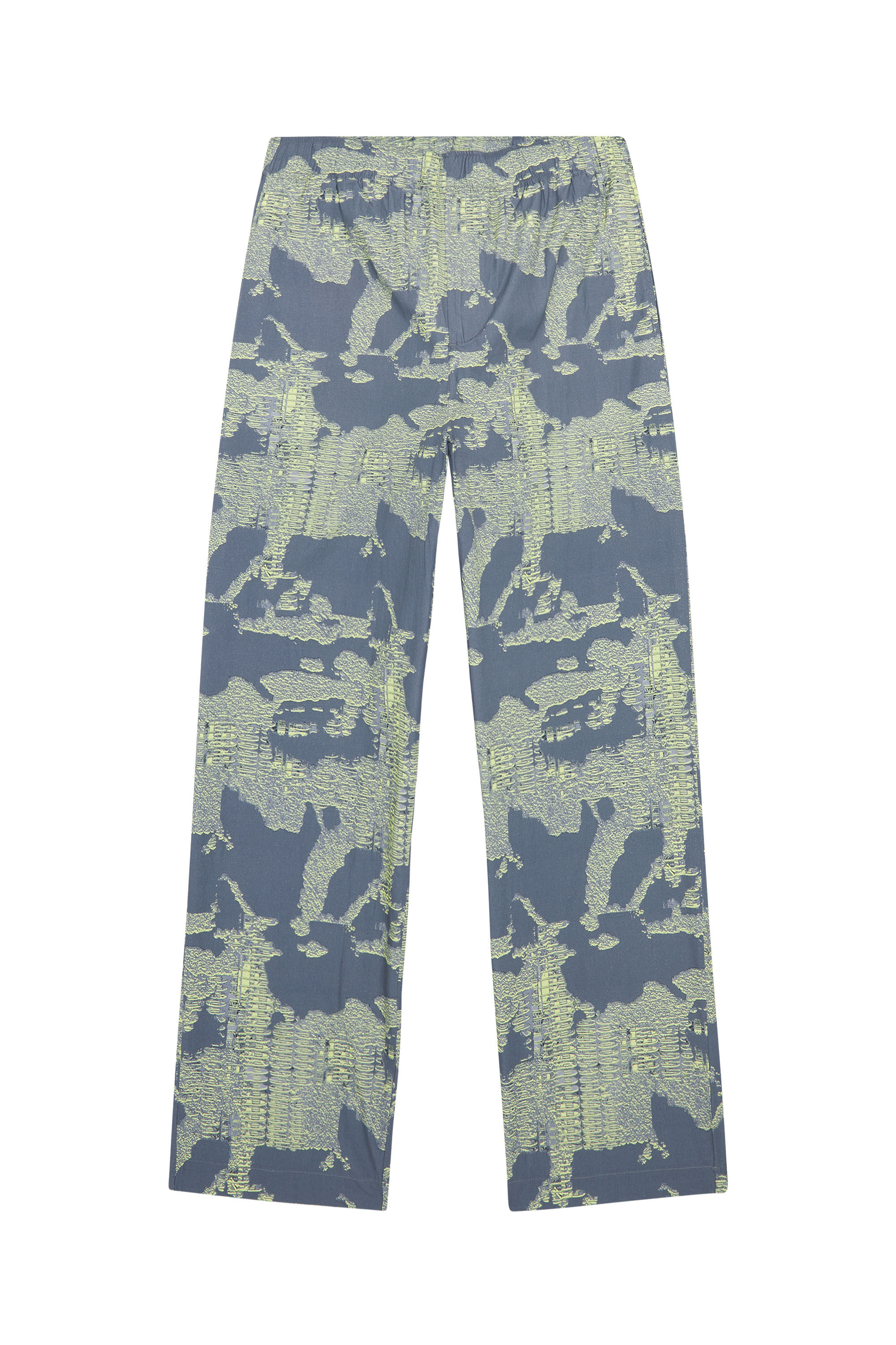 Diesel - P-FERGY-E, Man's Trousers with pixelated camo print in Green/Grey - 2