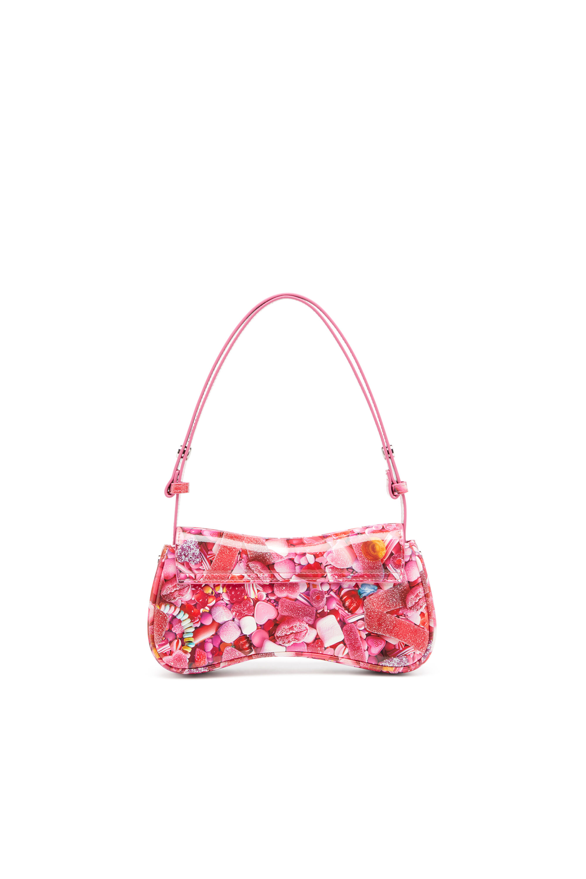 Diesel - PLAY CLUTCH, Play-Clutch brillante con estampado Mujer in Rosa - 3