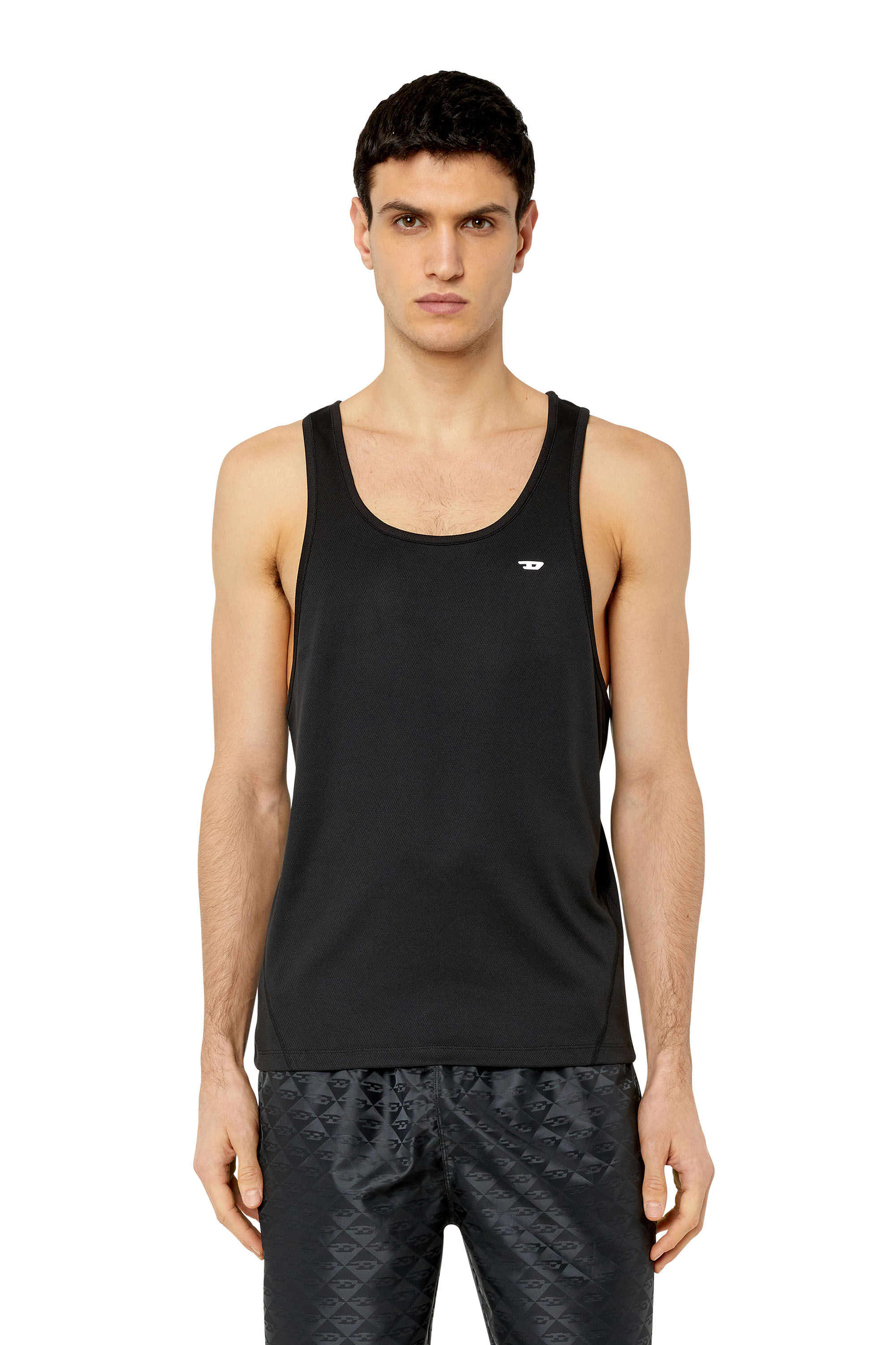 AMST-KIERON-WT36 Man: Tank top with maxi logo | Diesel