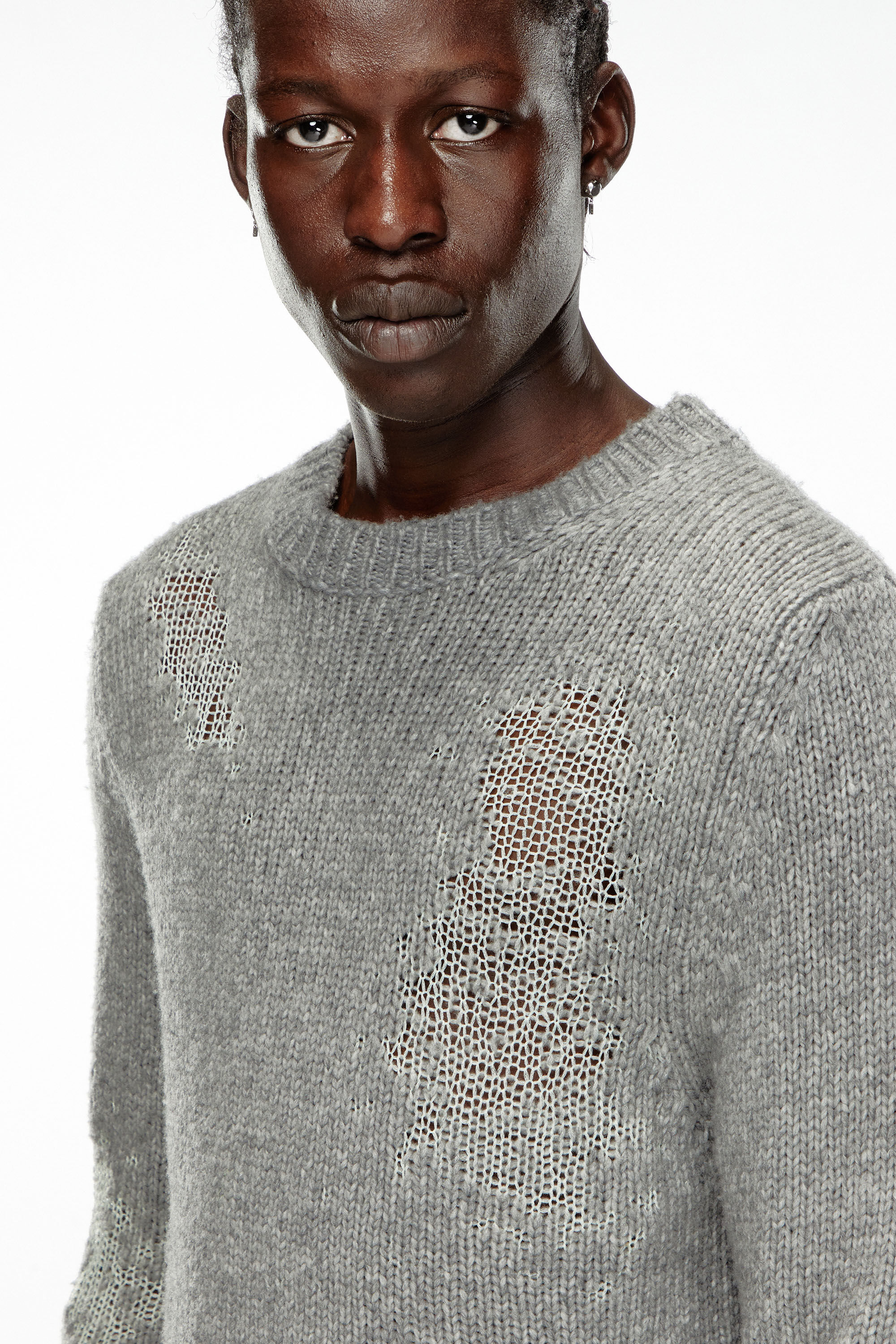 Grey diesel jumper hot sale