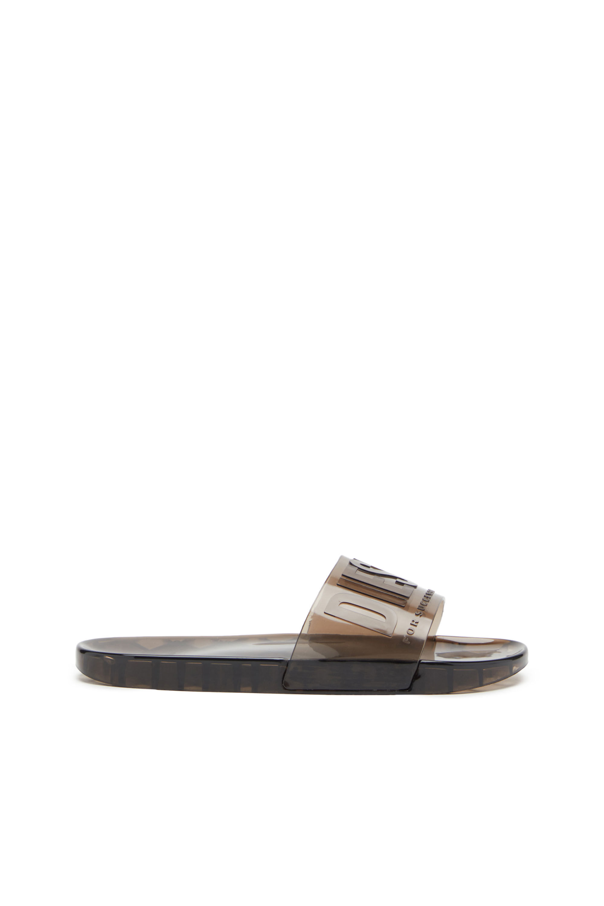 SA-KARAIBI GL X Woman: Pool slides in clear PVC | Diesel