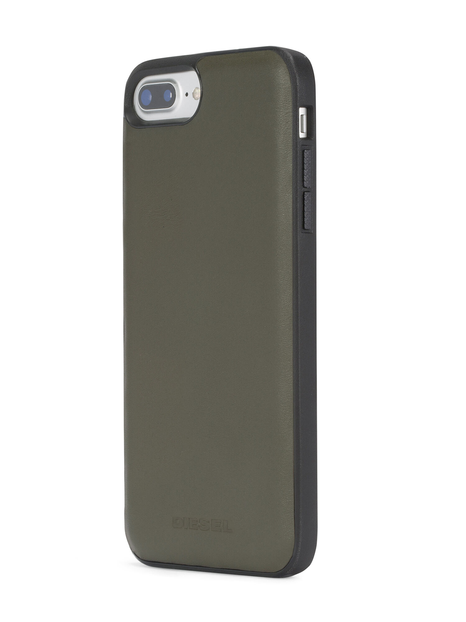 Diesel - OLIVE GREEN LEATHER IPHONE 8/7/6s/6 CASE, Olive Green - Image 6
