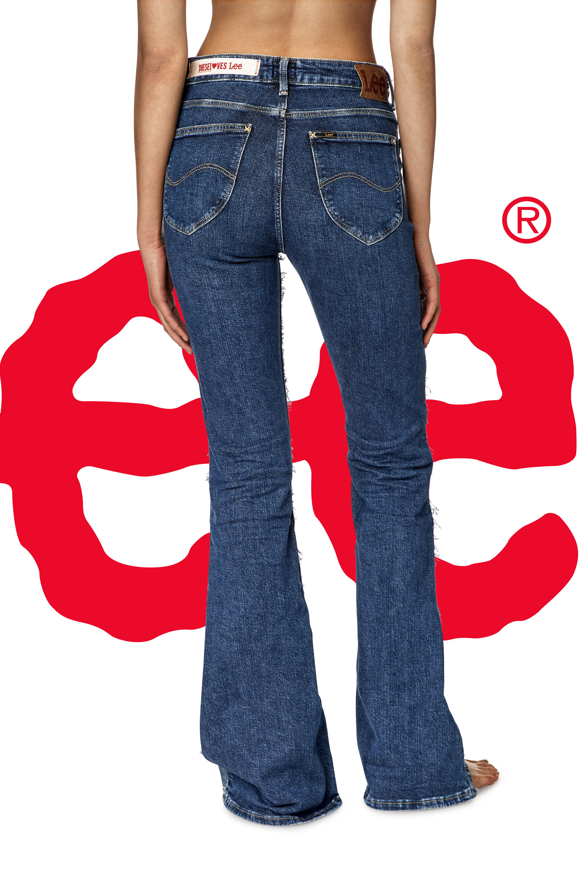 Women's Bootcut Jeans | Medium blue | Diesel Dieseloves 01
