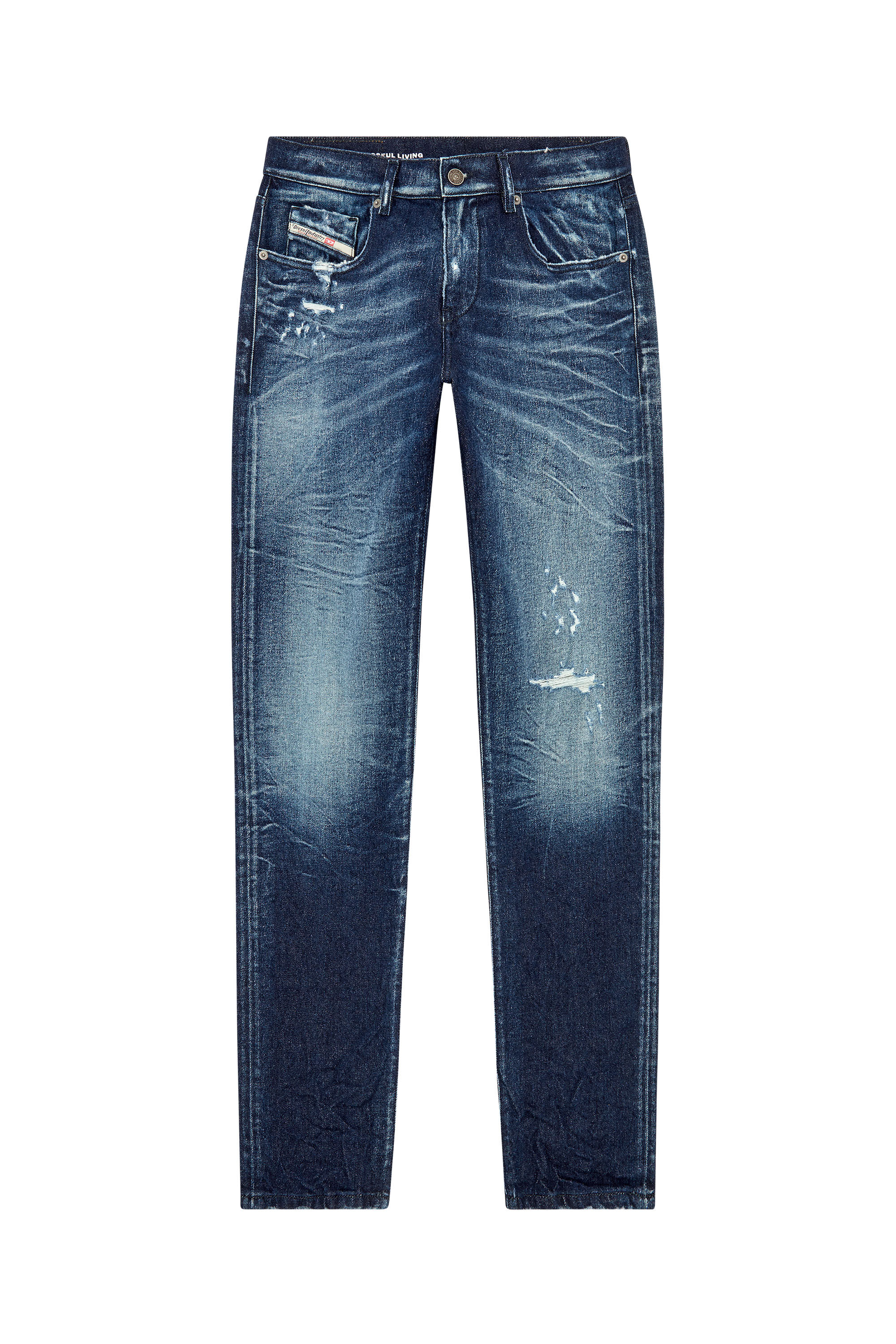 Diesel - Slim Jeans 2019 D-Strukt 007R8, Azul Oscuro - Image 2