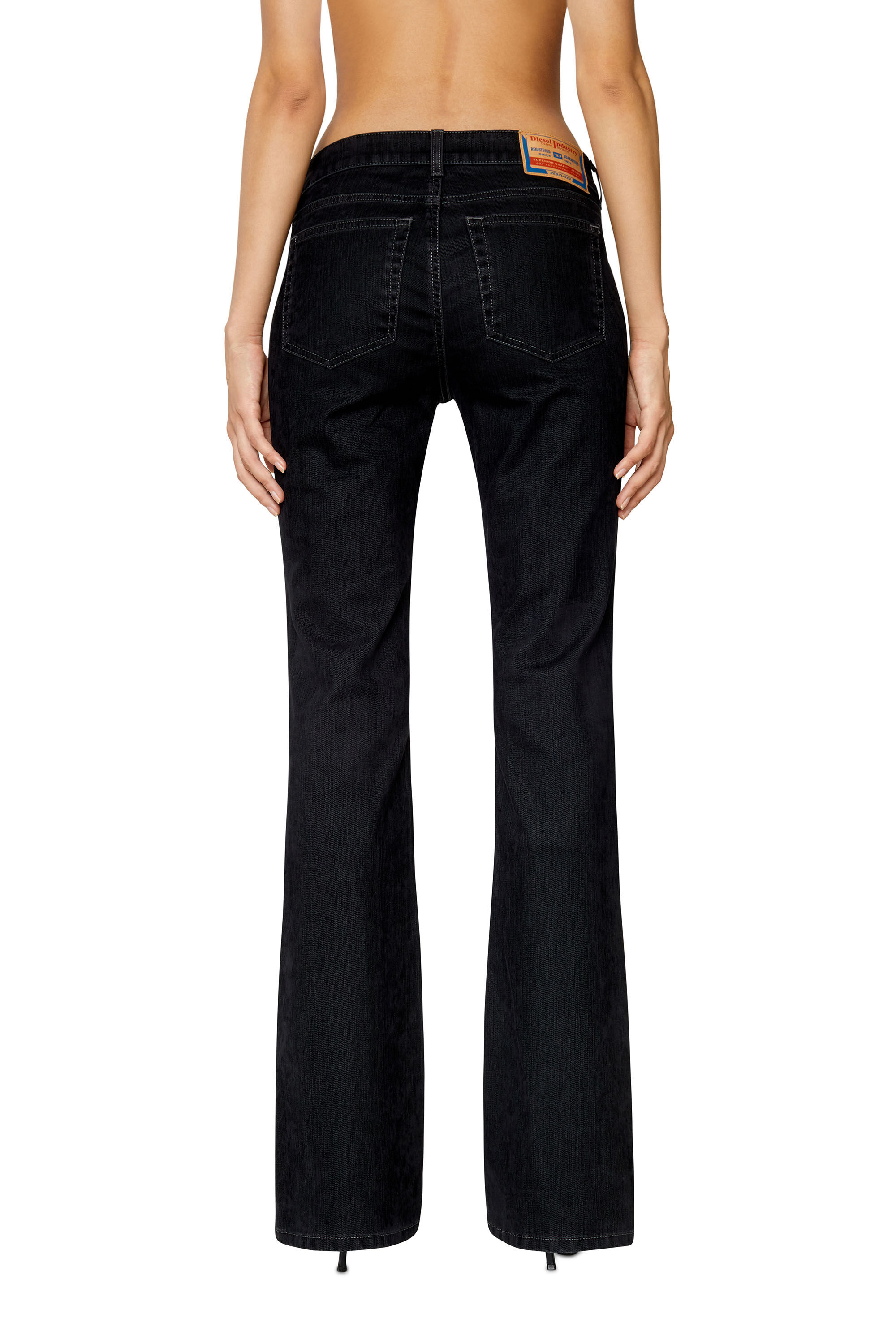 Diesel - 1969 D-EBBEY 0IHAO Bootcut and Flare Jeans, Negro/Gris oscuro - Image 5