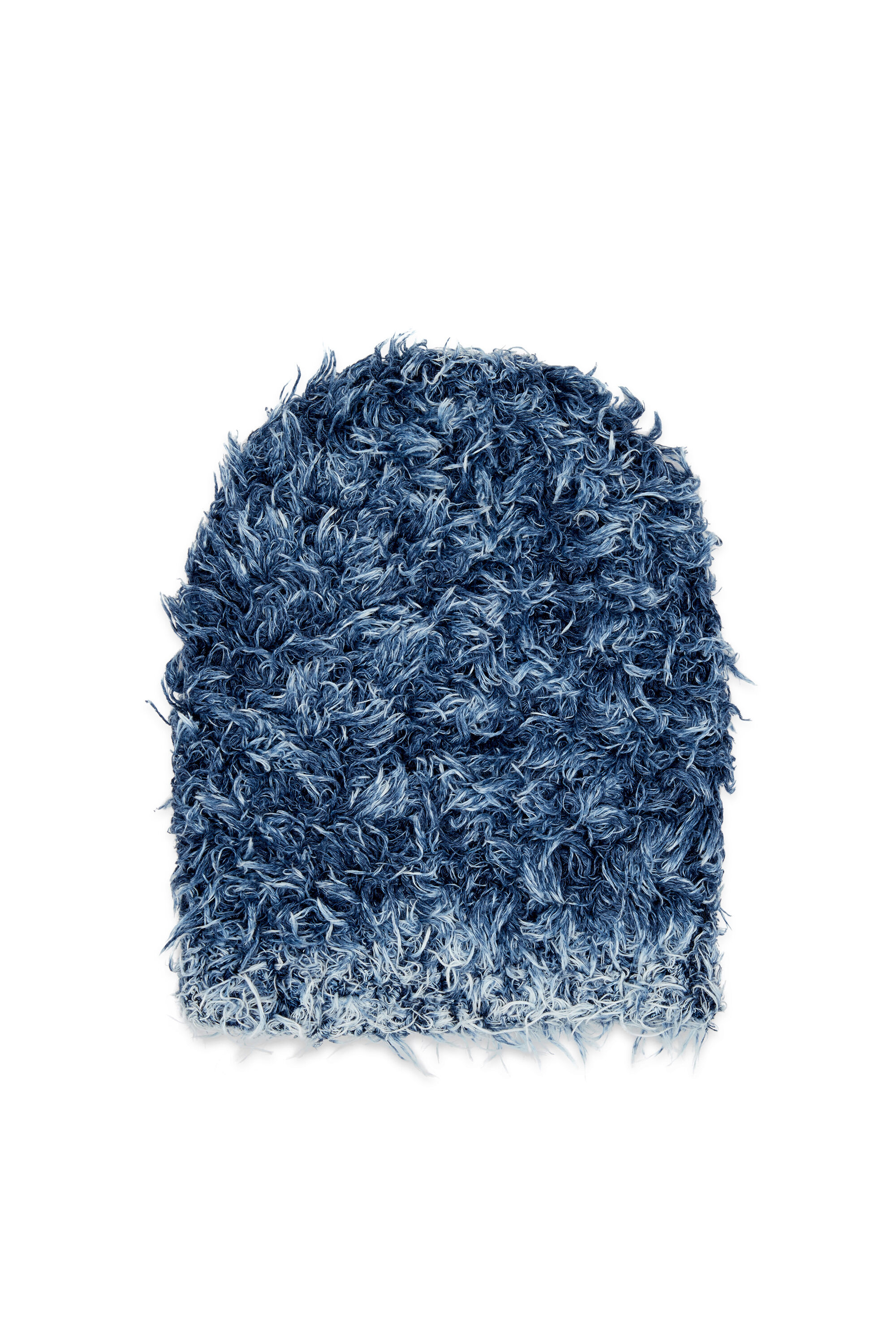 Diesel - K-DAN, Gorro mullido con efecto stone wash Unisex in Azul marino - 1