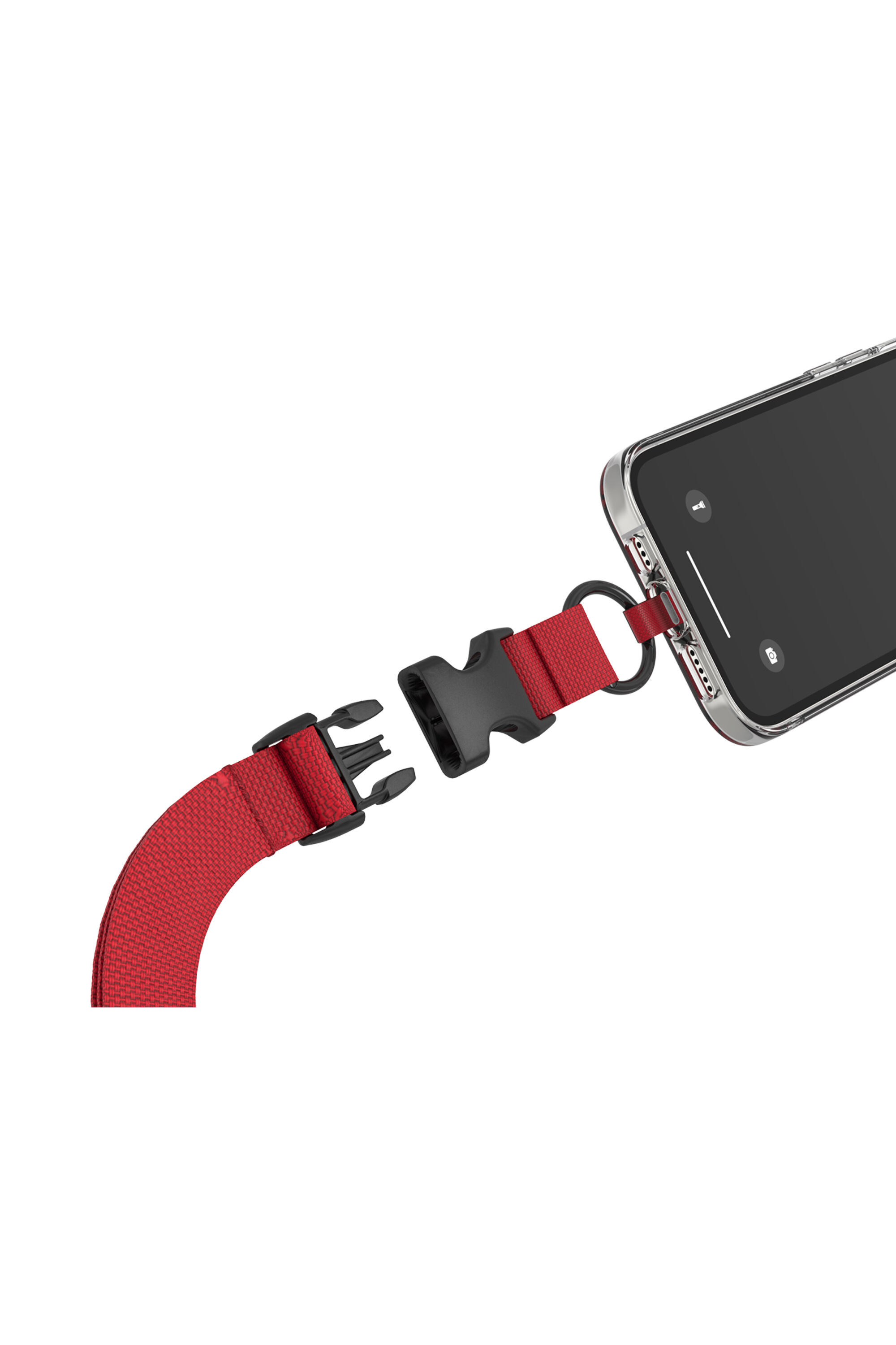 Diesel - 52945 UNIVERSAL NECKLACE, Cordón universal para smartphone Unisex in Rojo - 3