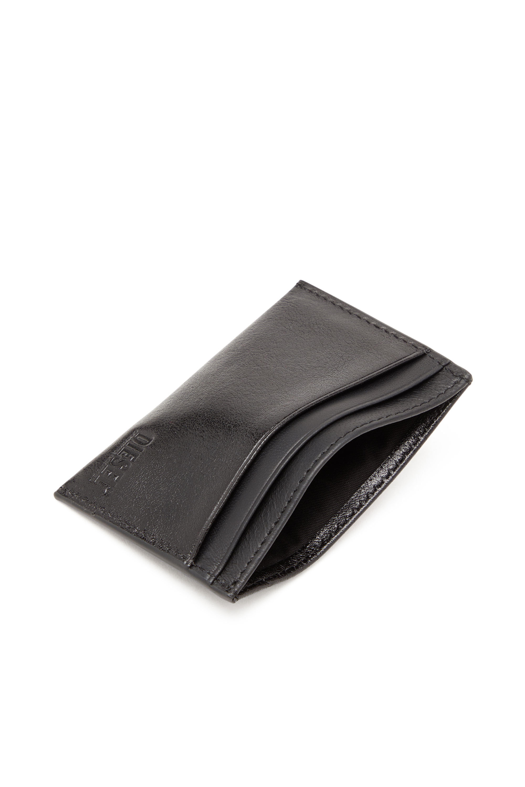 超安い holder card Leather Men's with Diesel | plaque D red パスケース+IDカードホルダー