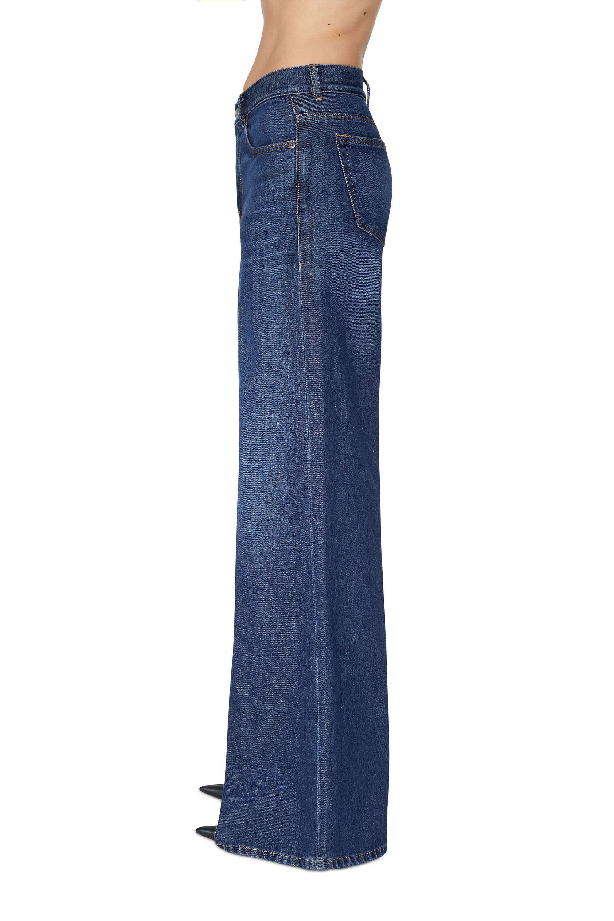 Diesel - 1978 09C03 Bootcut and Flare Jeans, Azul Oscuro - Image 6