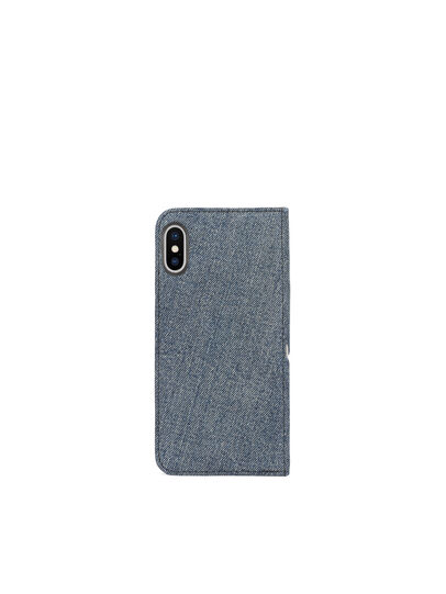 DENIM IPHONE X FOLIO, Blue Jeans Diesel - DENIM IPHONE X FOLIO, Blue Jeans - Flip covers - Image 4